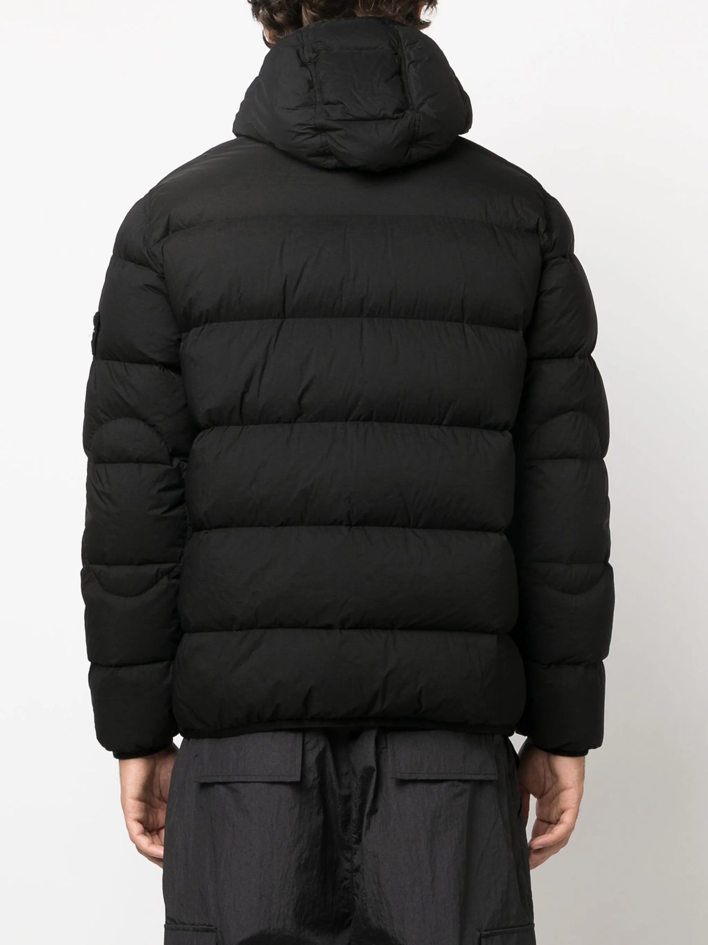 Seamless Tunnel Down-TC hooded jacket