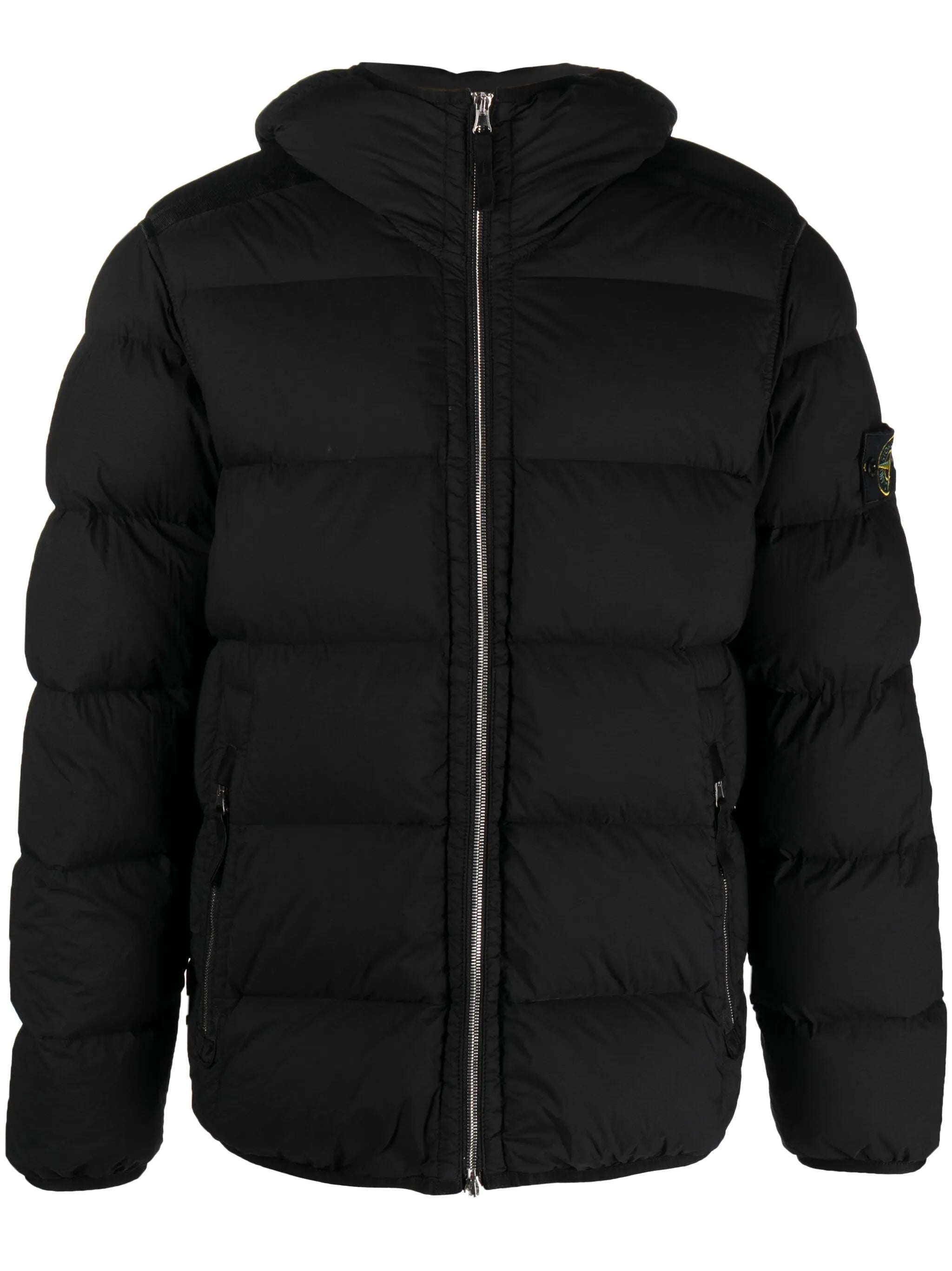 Seamless Tunnel Down-TC hooded jacket