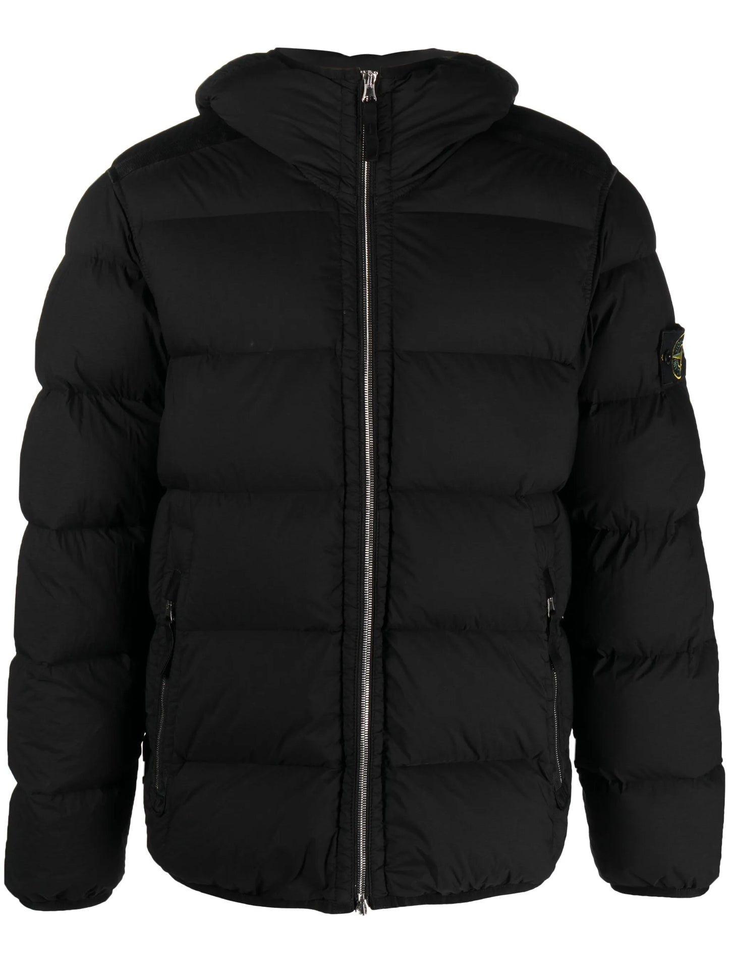 Seamless Tunnel Down-TC hooded jacket