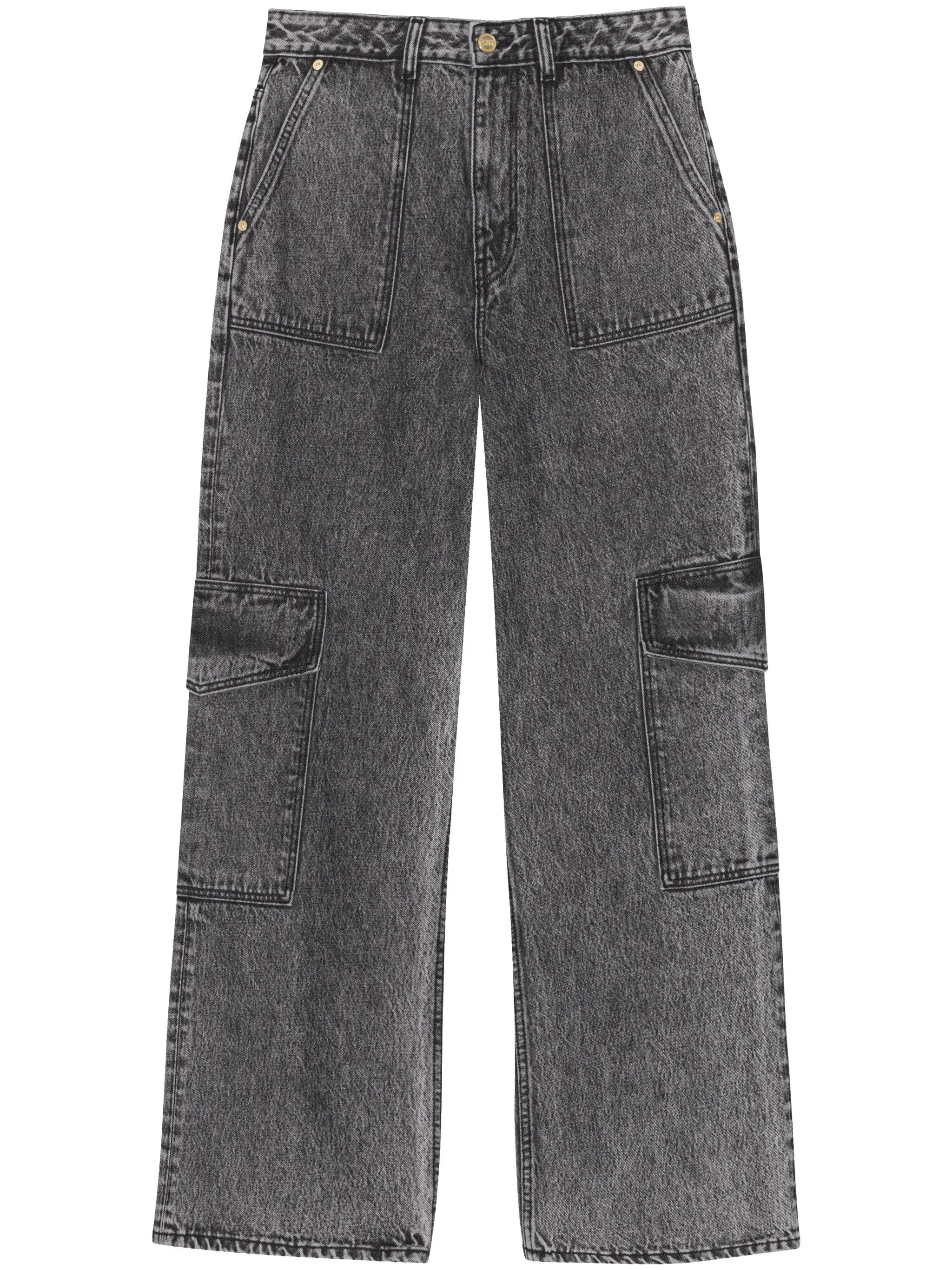 mid-rise wide-leg jeans