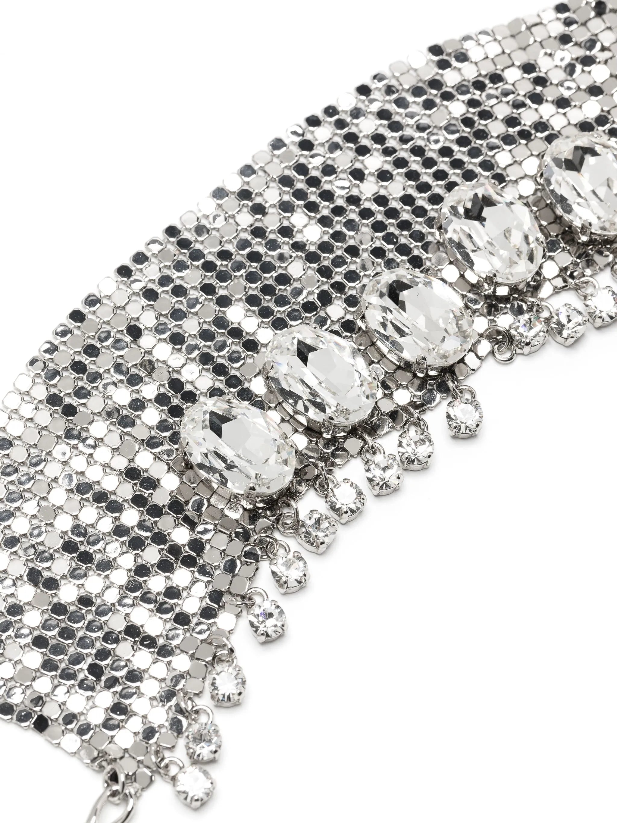 Pixel crystal-embellished necklace