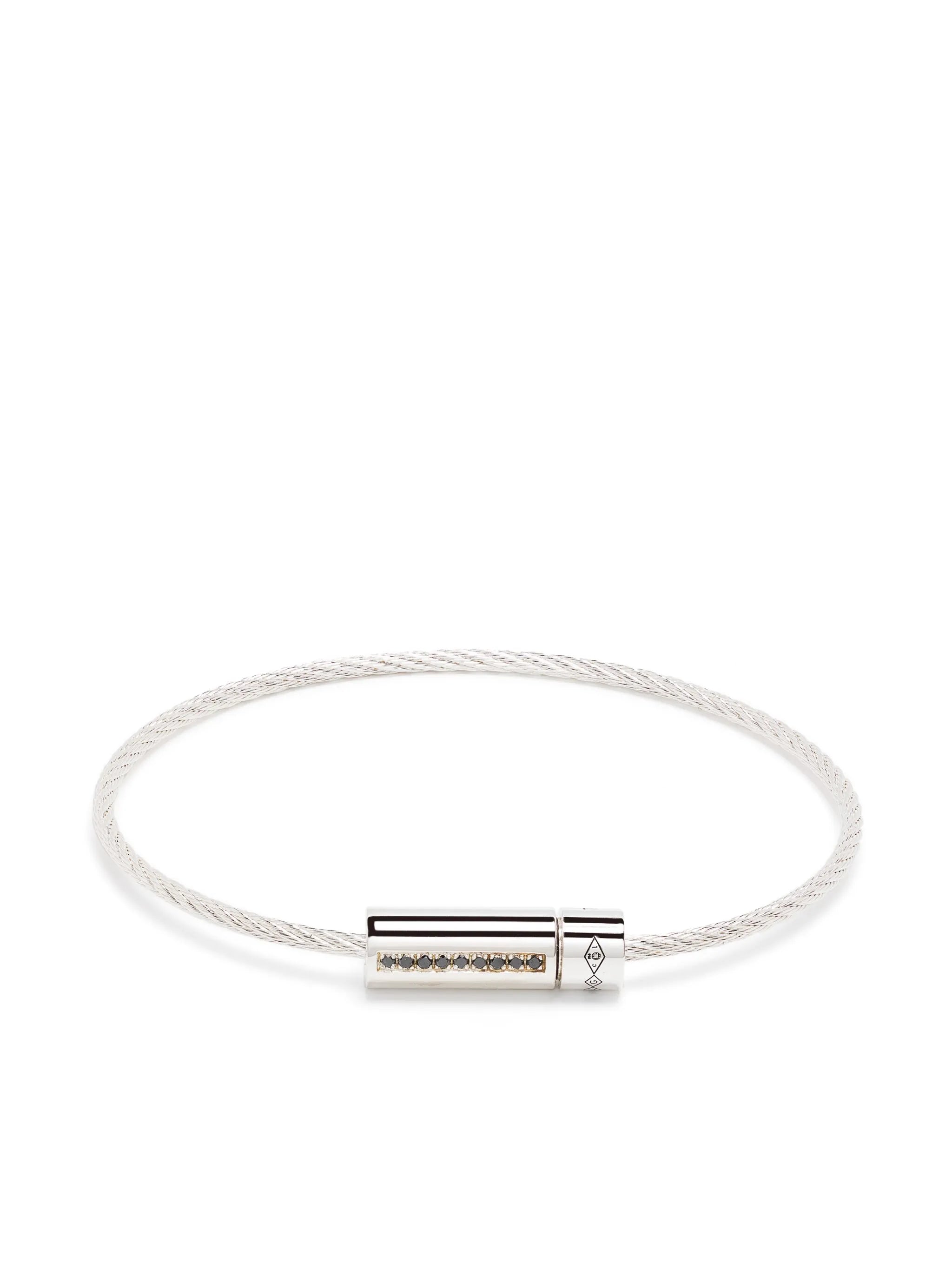 Le 7g Cable diamond bracelet