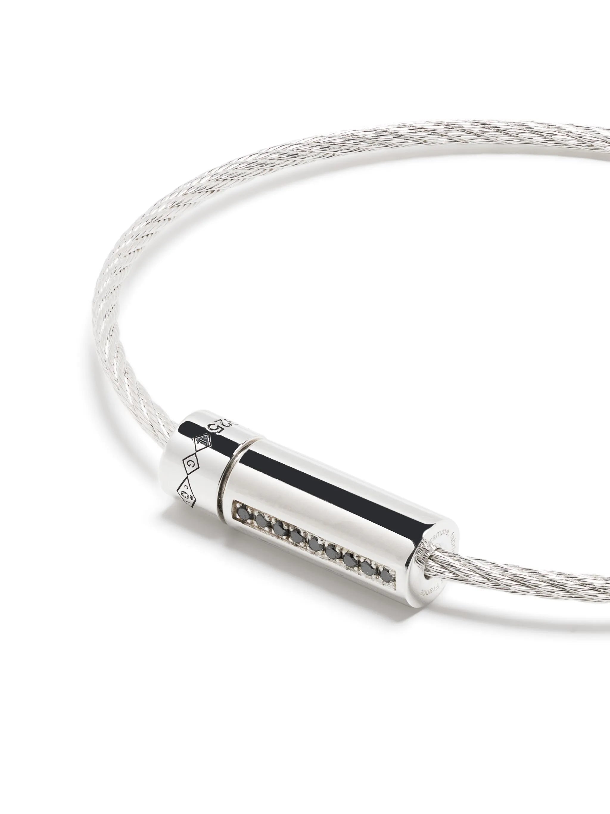 Le 7g Cable diamond bracelet