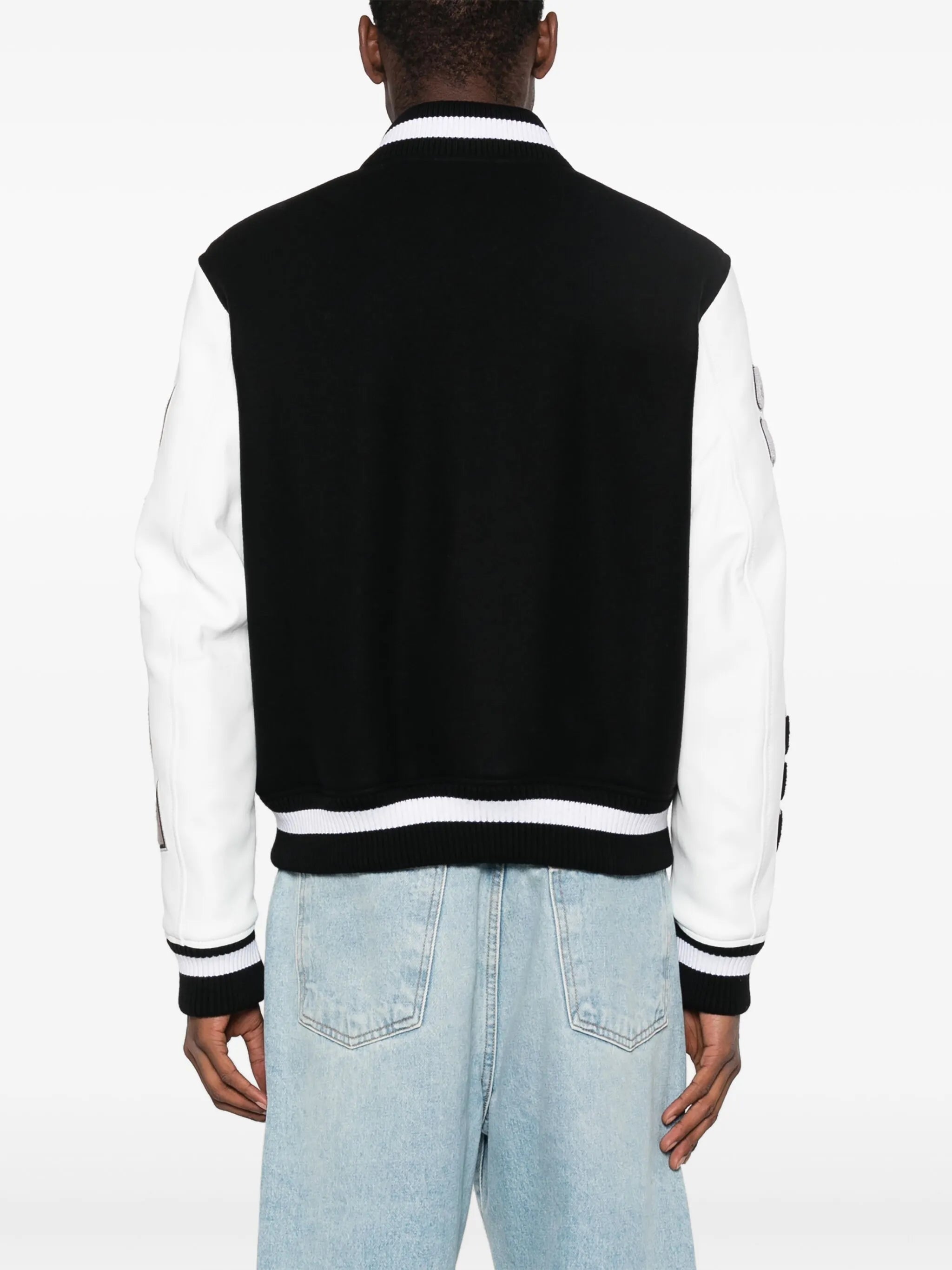 Lea appliqué varsity jacket