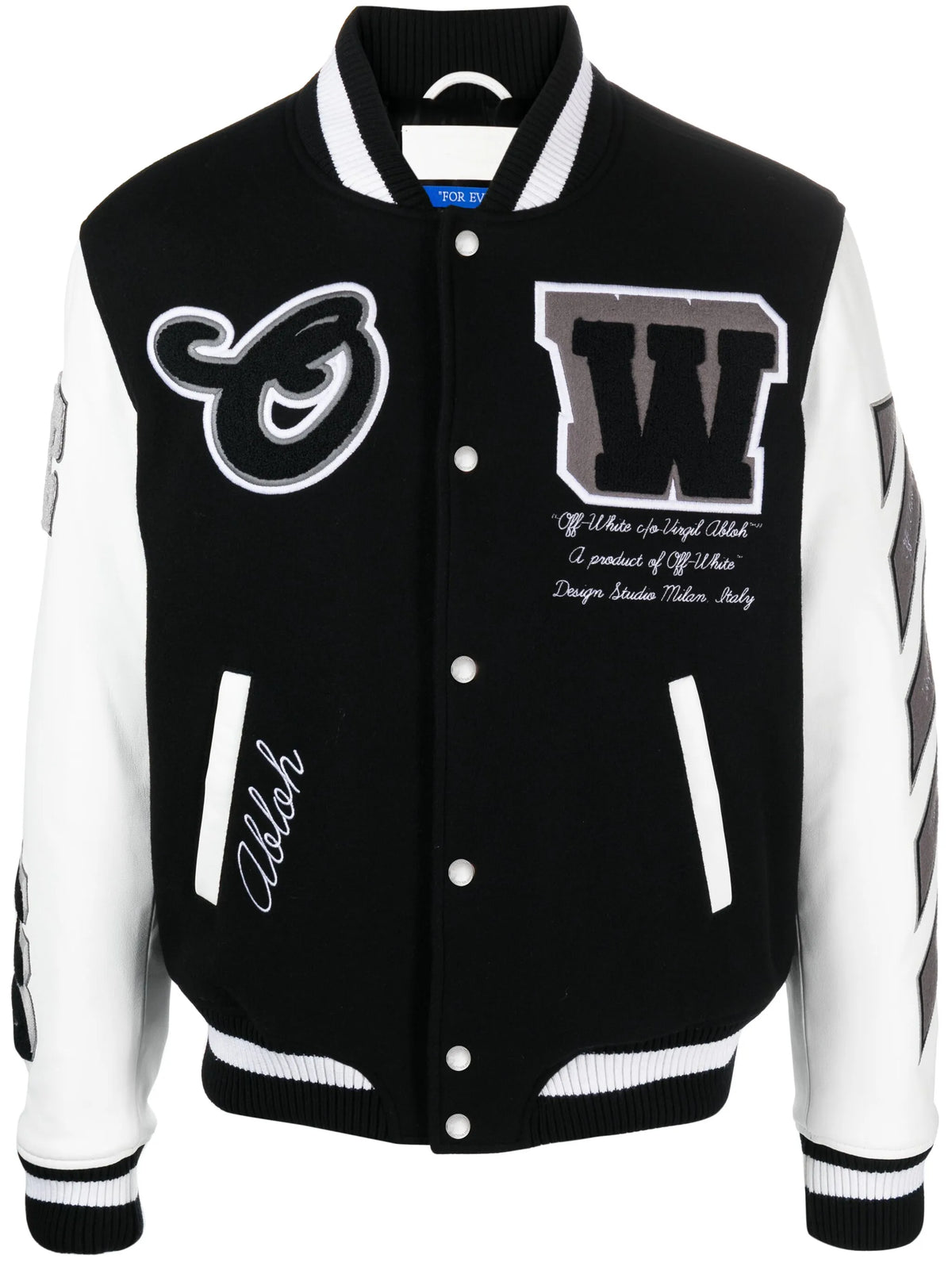 Lea appliqué varsity jacket