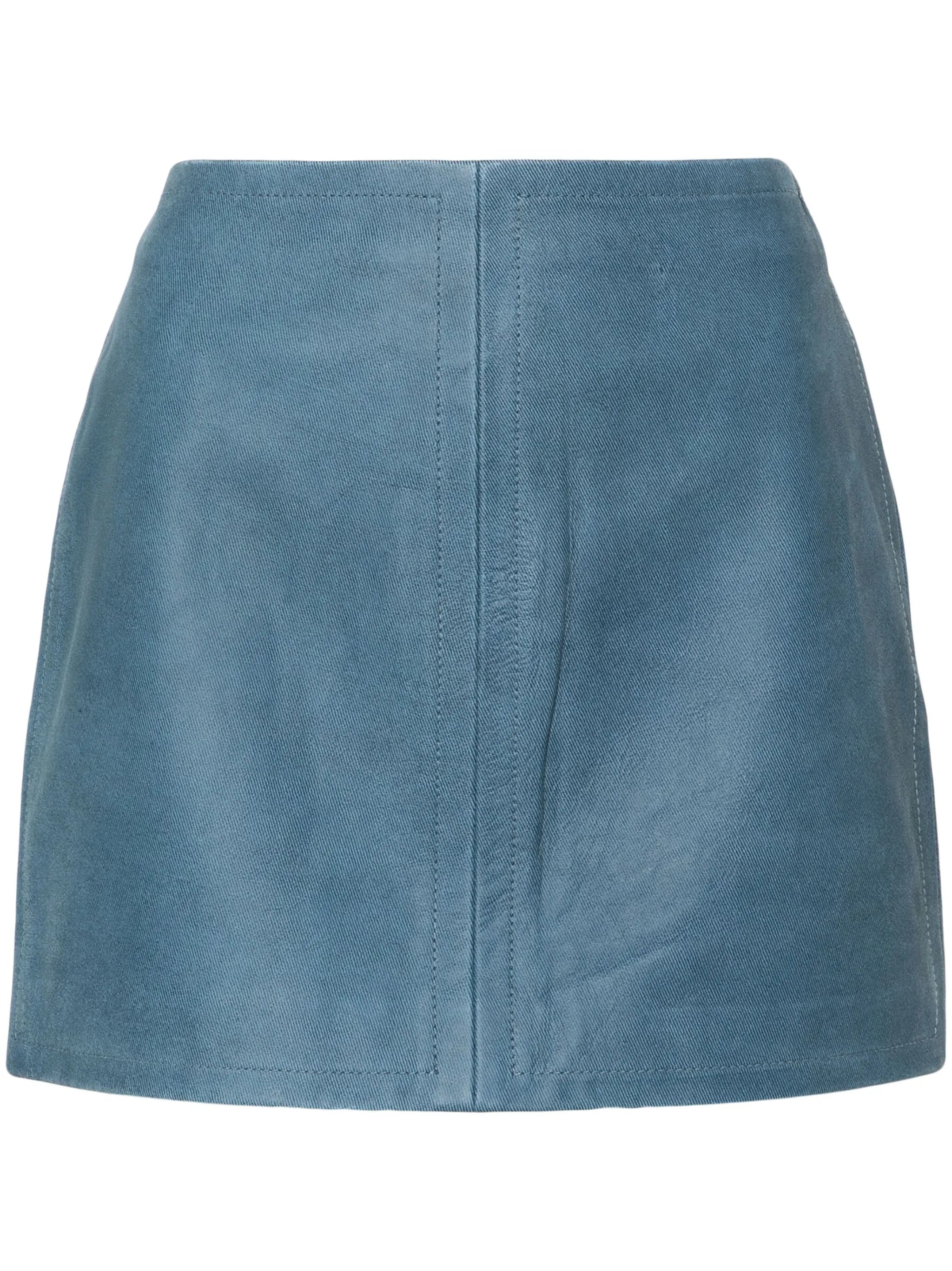 Perla leather miniskirt