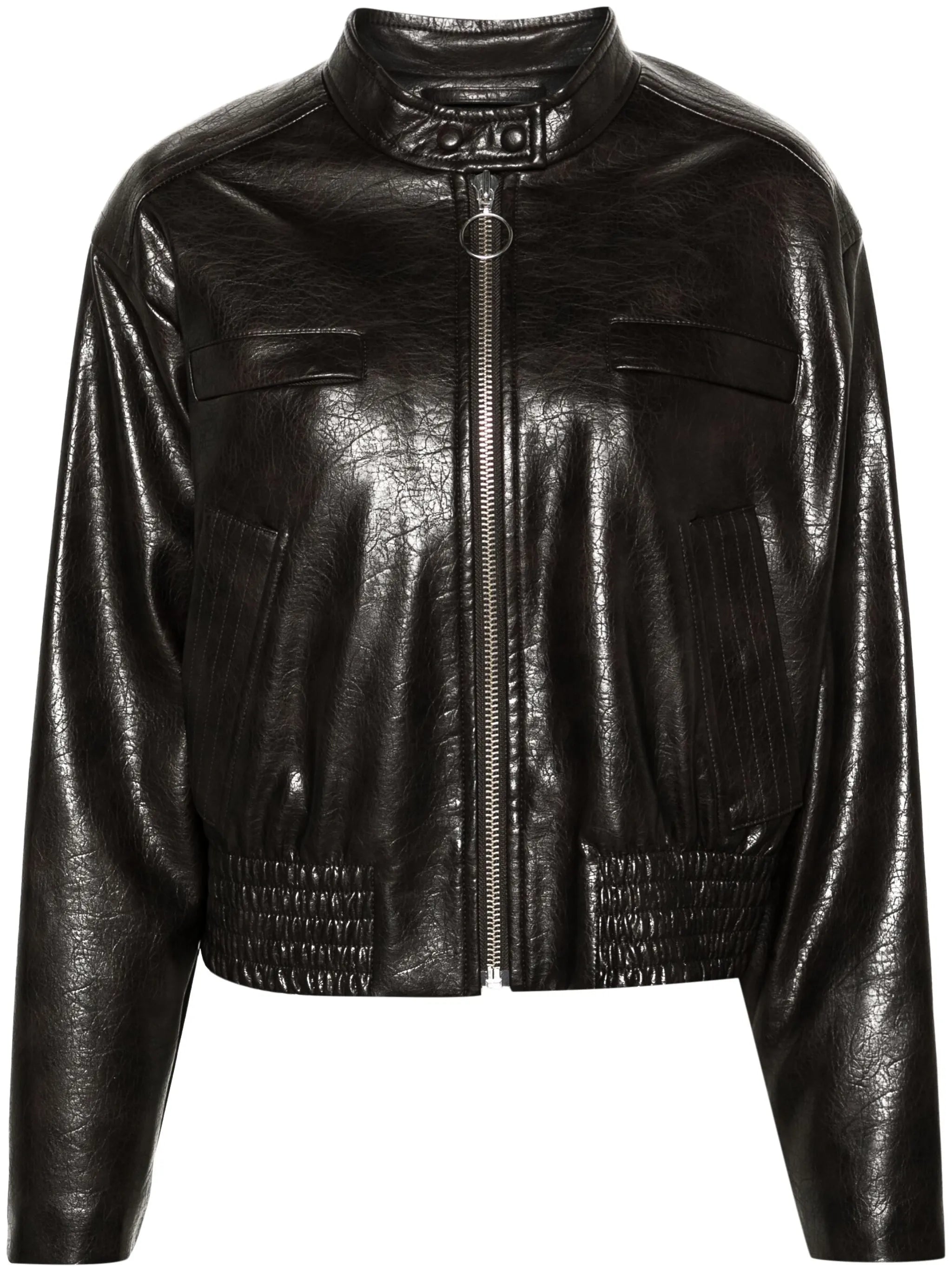 Talulla faux-leather biker jacket