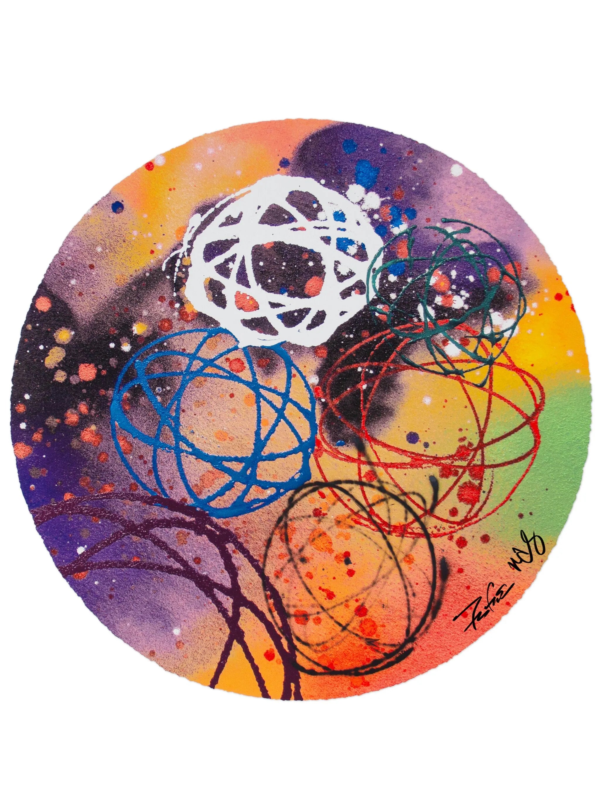 Hip Hop 50 Nas x Futura co-signed art print