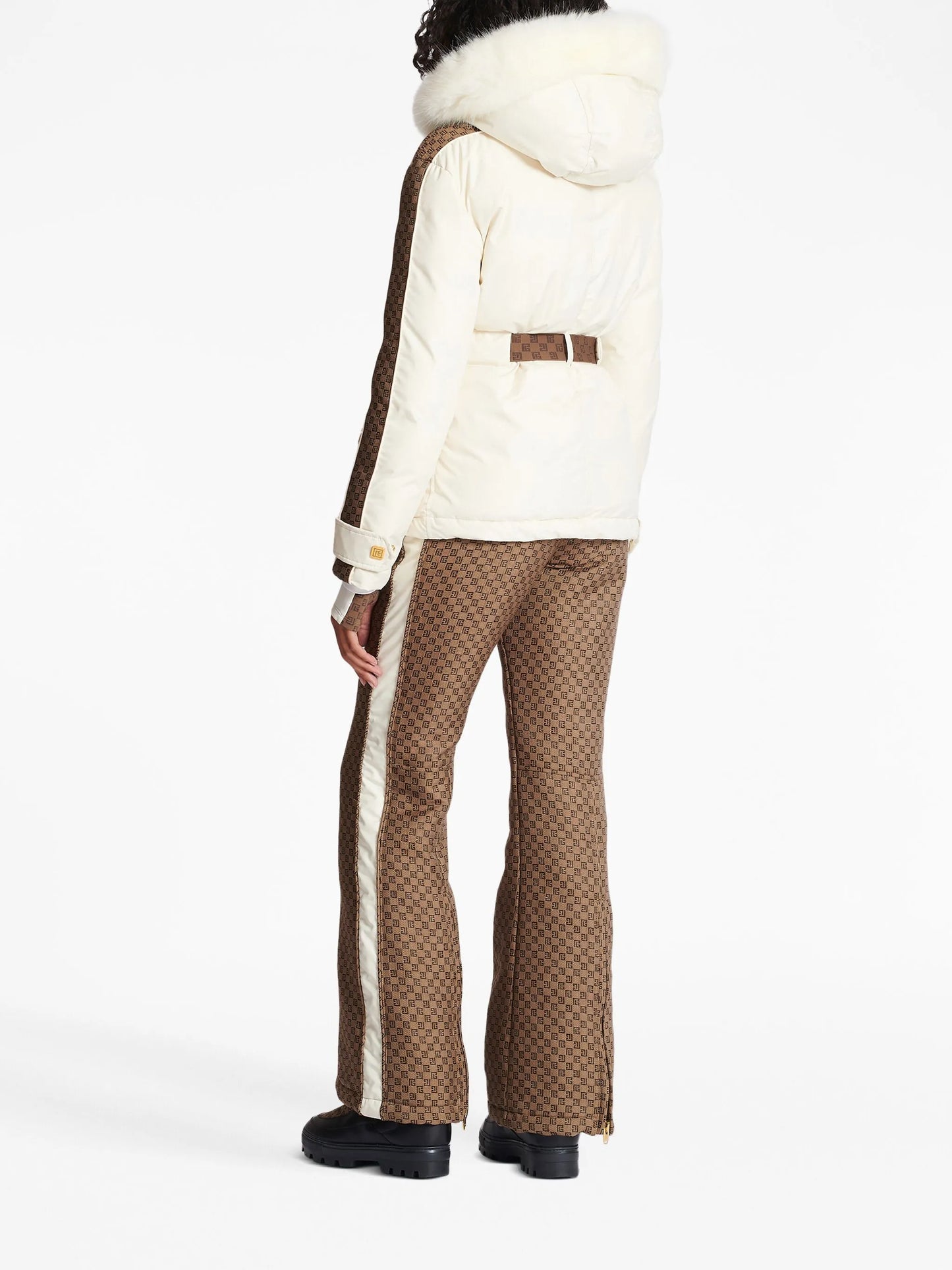 PB monogram belted ski jacket