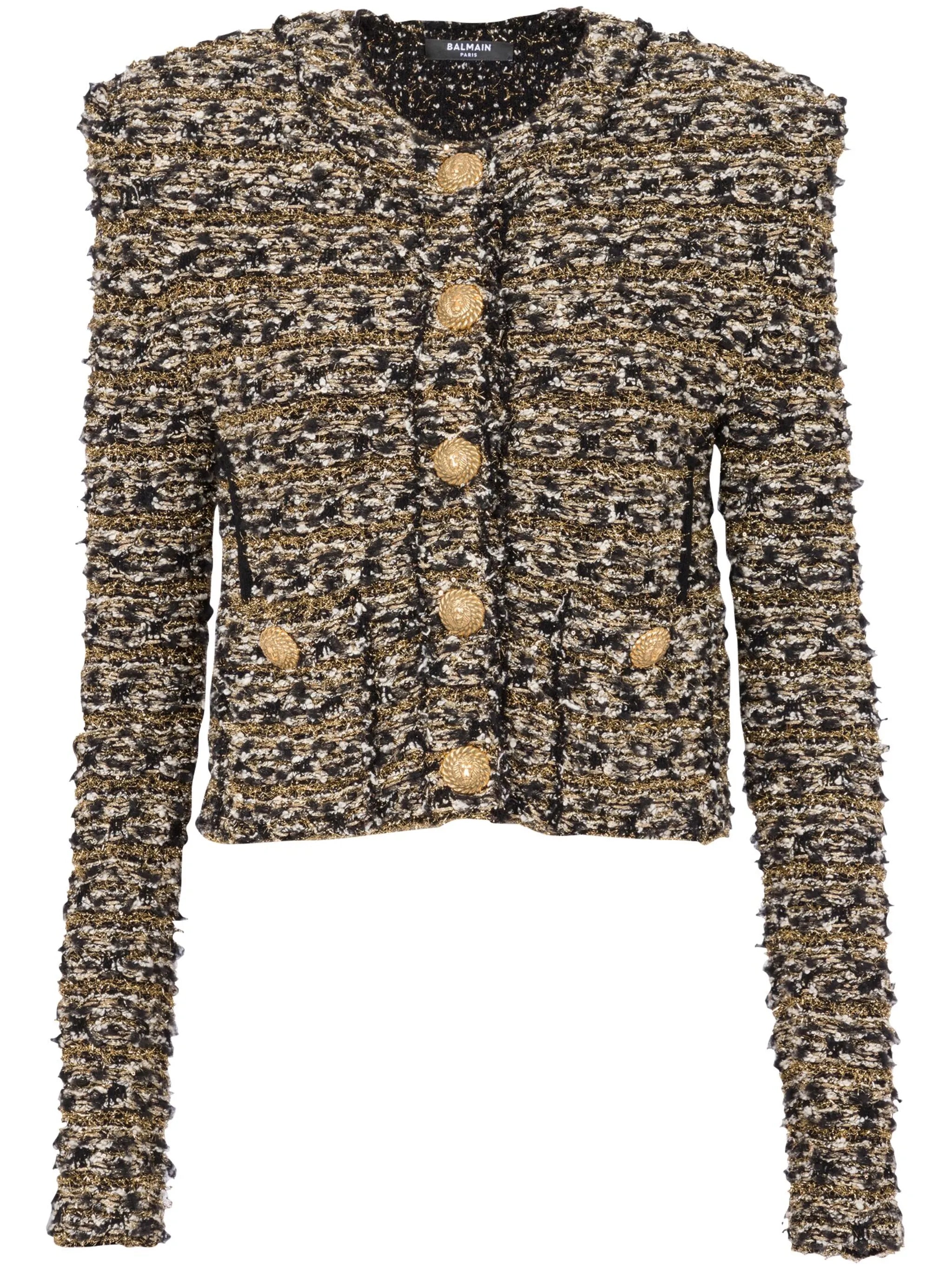 cropped tweed jacket