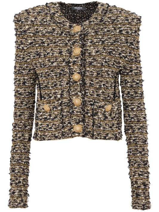 cropped tweed jacket