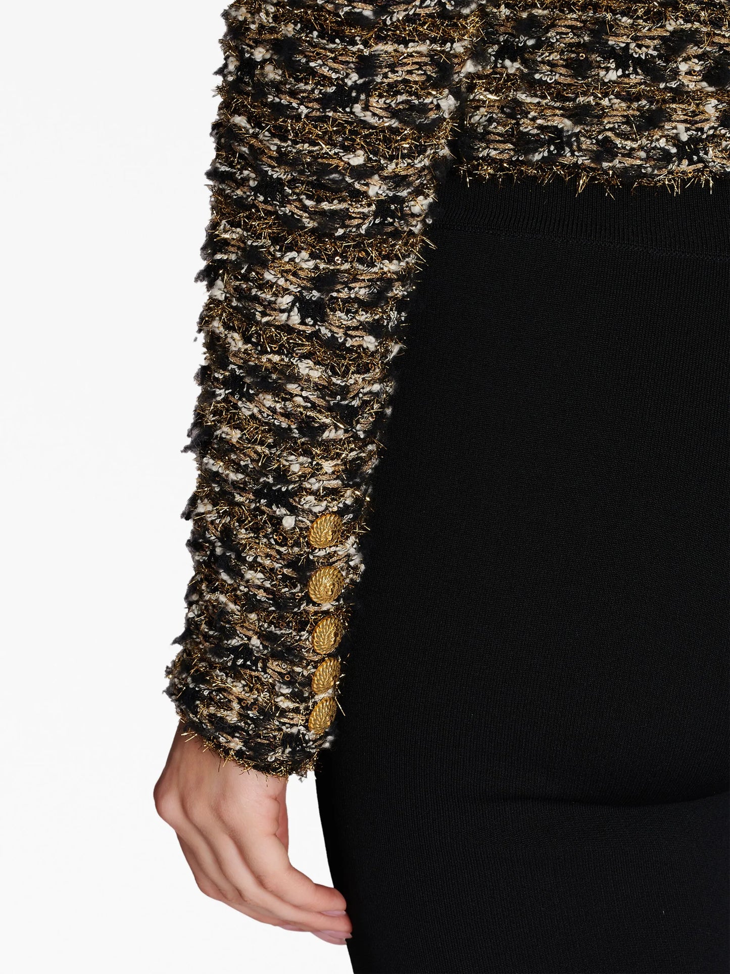 cropped tweed jacket