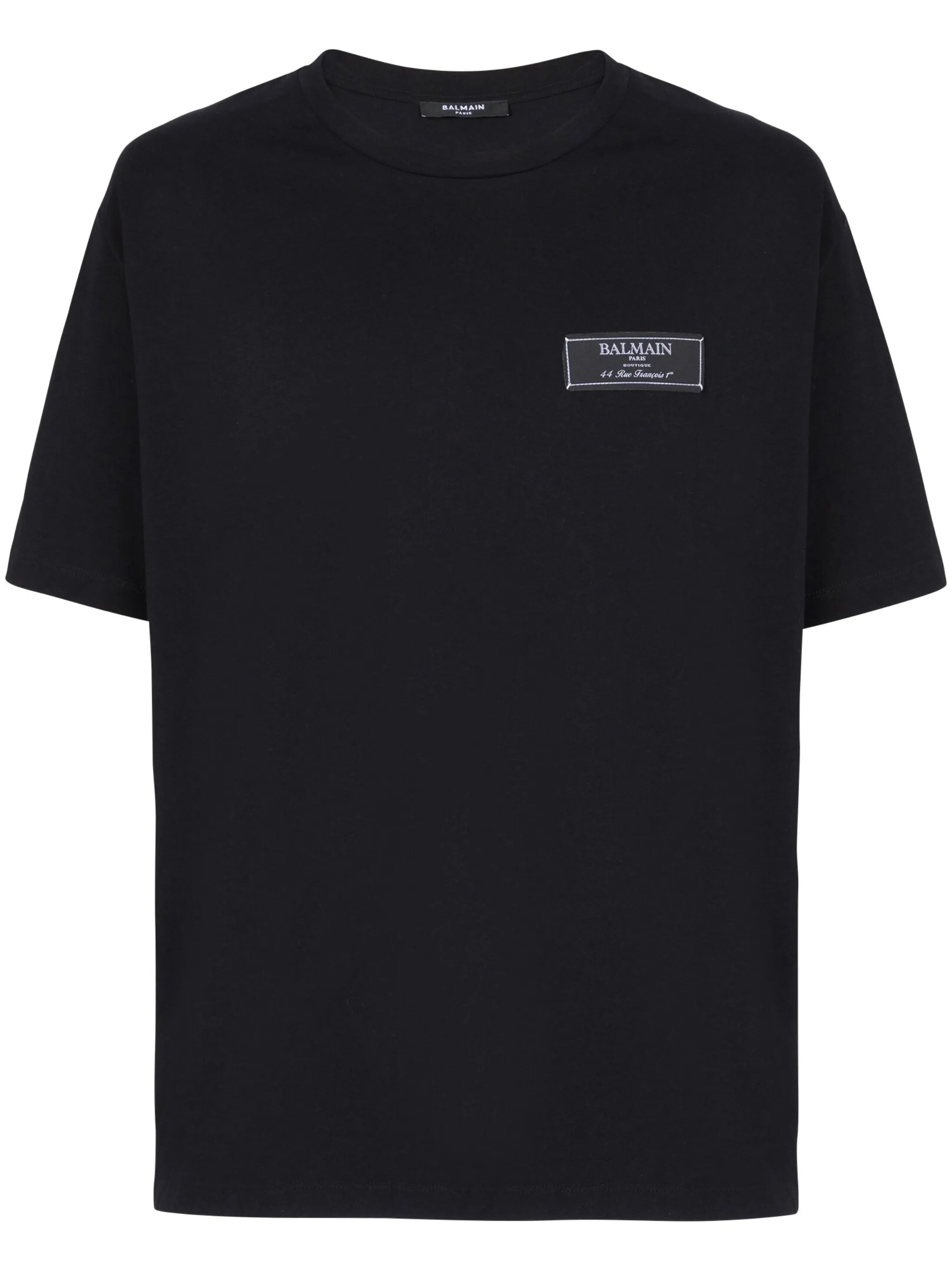 logo-patch cotton T-shirt