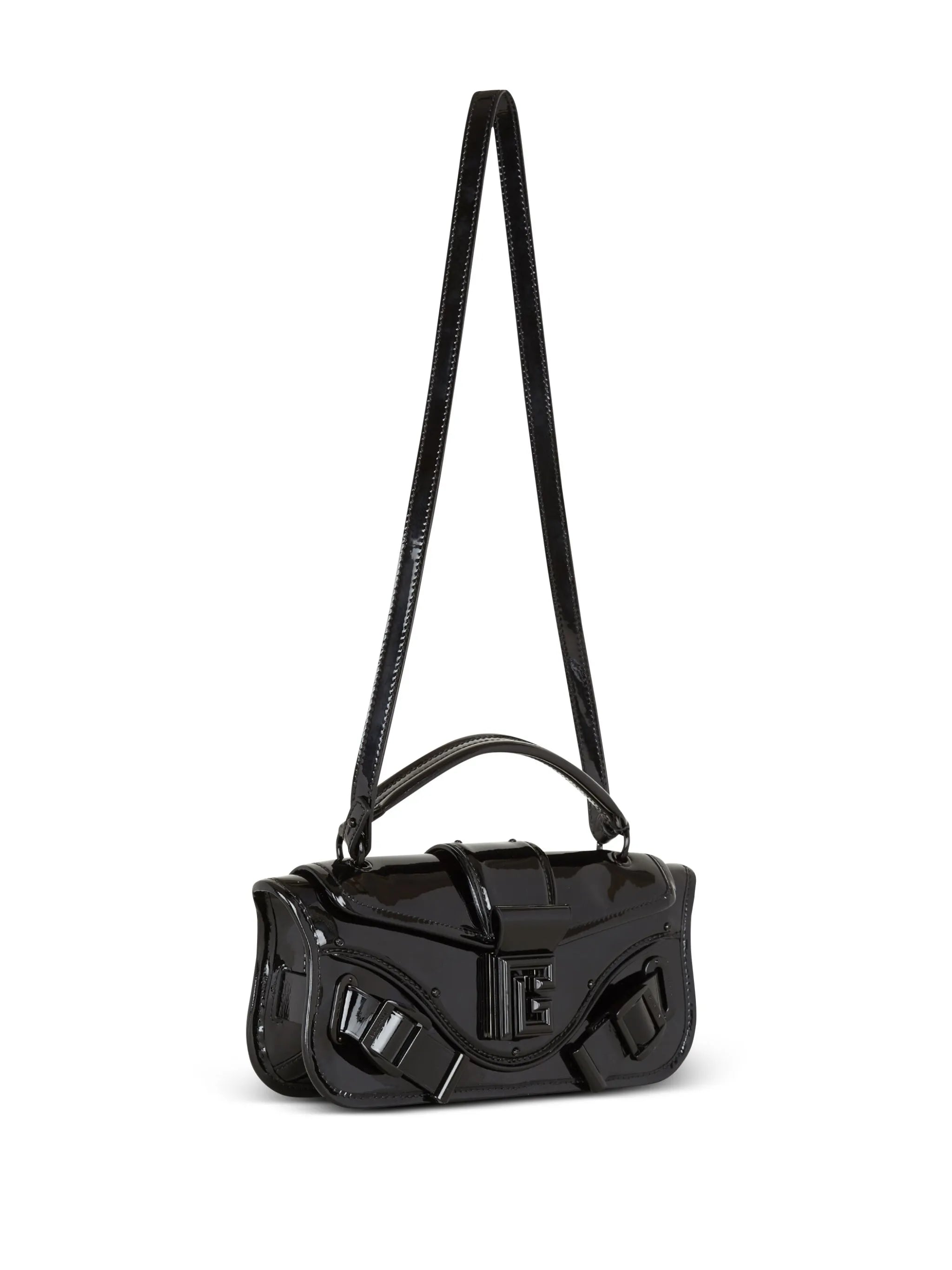 Blaze patent leather clutch bag