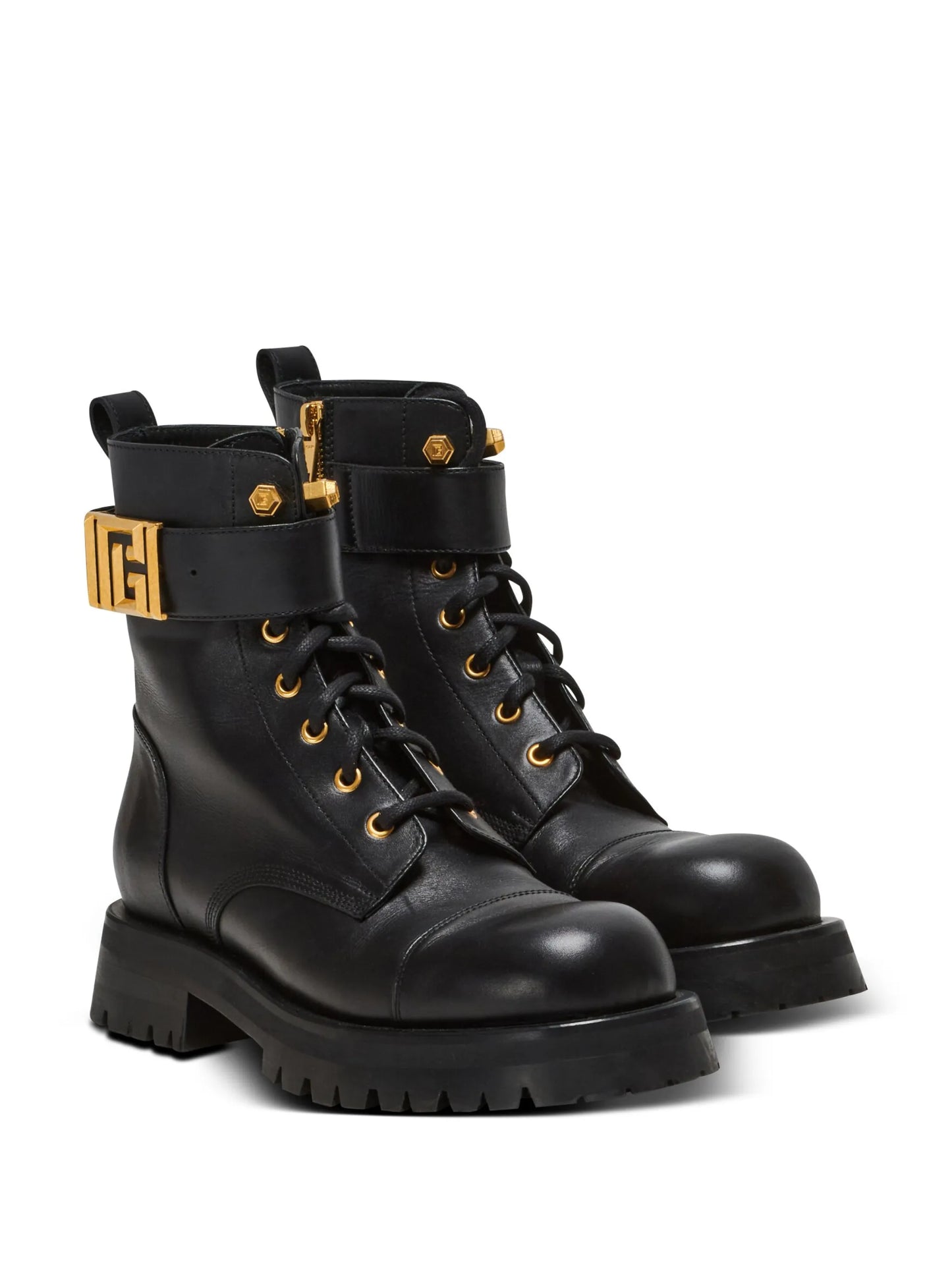 Romy lace-up leather boots