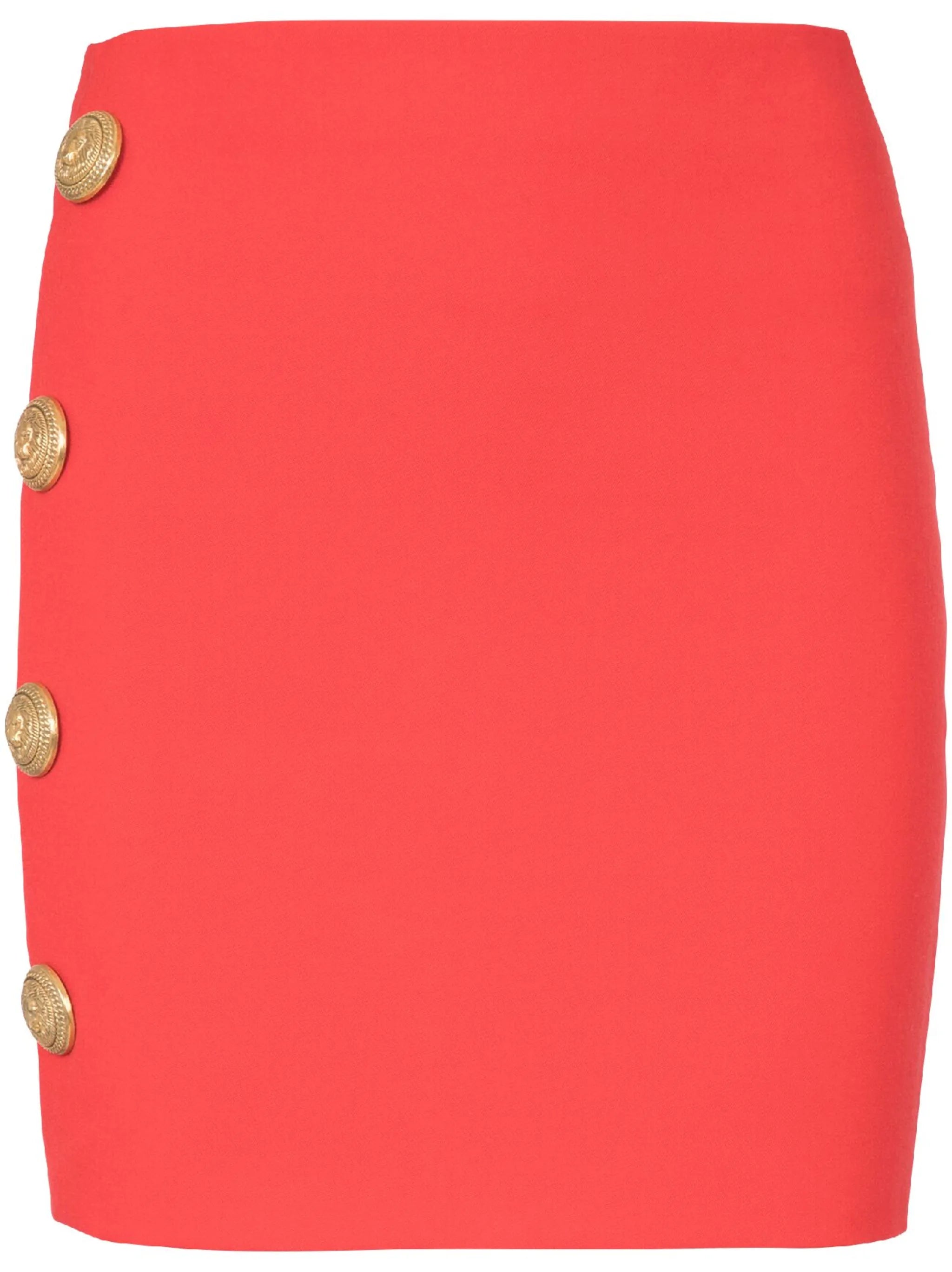asymmetrical mini skirt