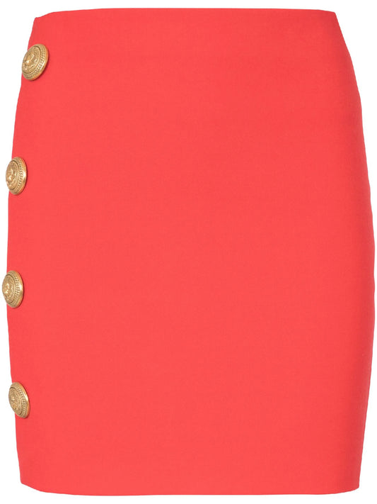 asymmetrical mini skirt