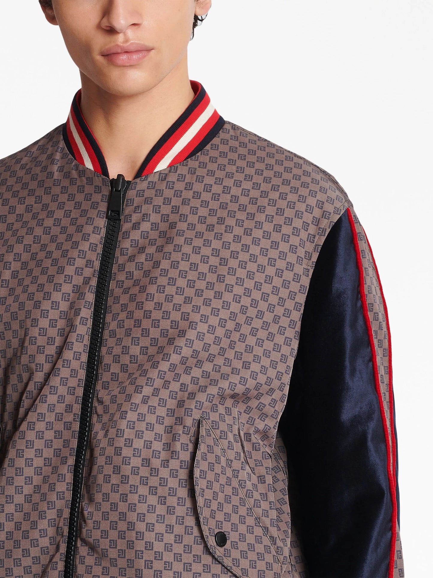 PB-monogram bomber jacket