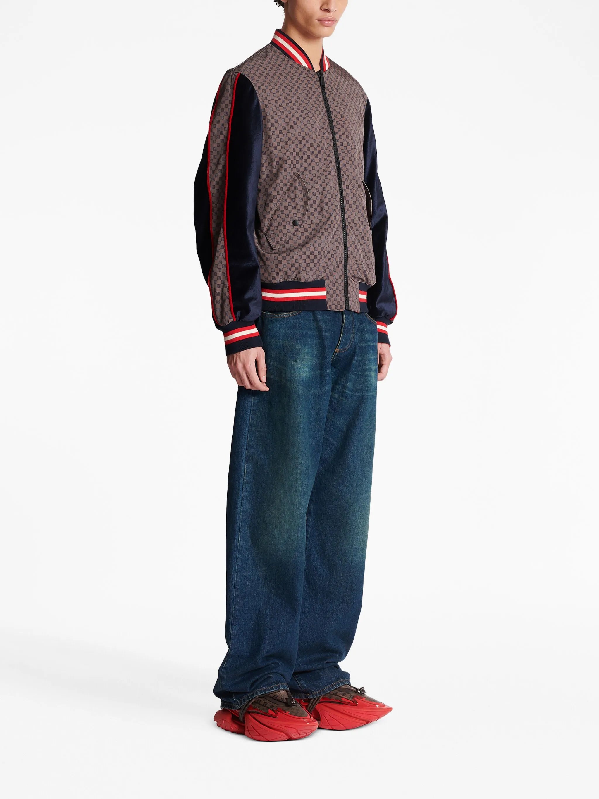 PB-monogram bomber jacket