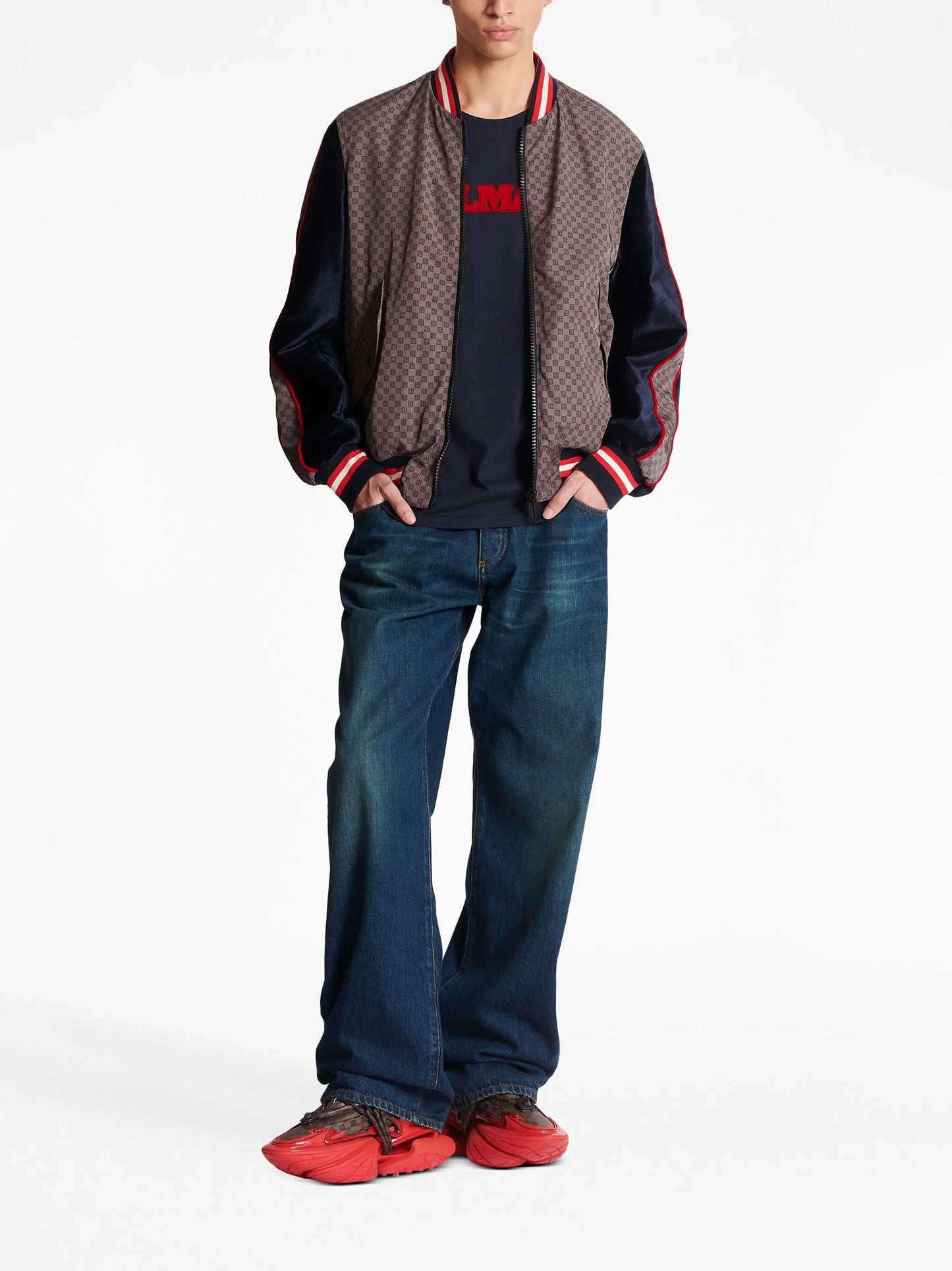 PB-monogram bomber jacket