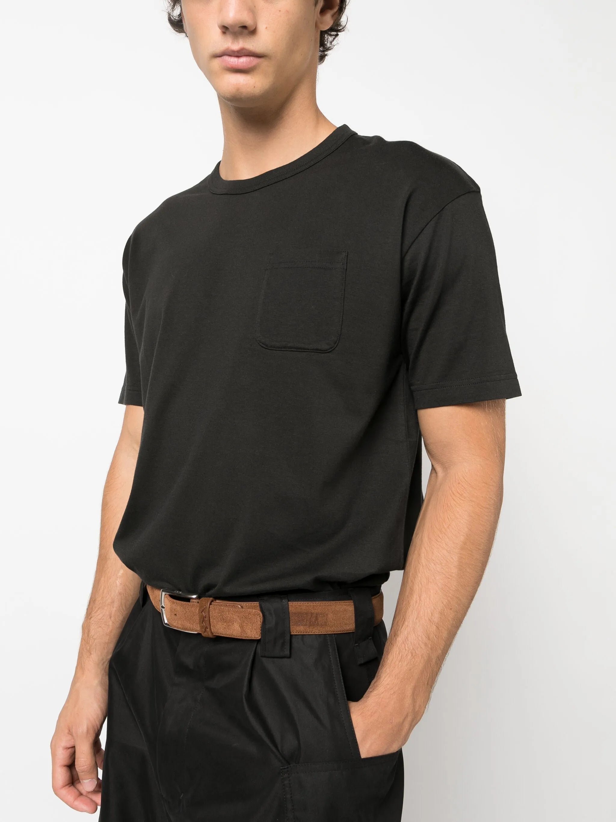 crew-neck cotton T-shirt