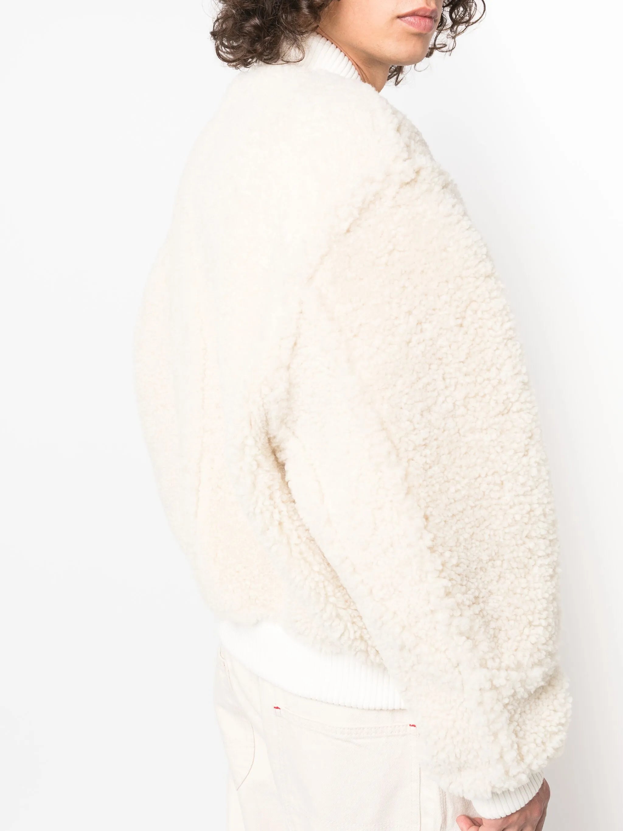 Le Blouson Pilou shearling bomber jacket