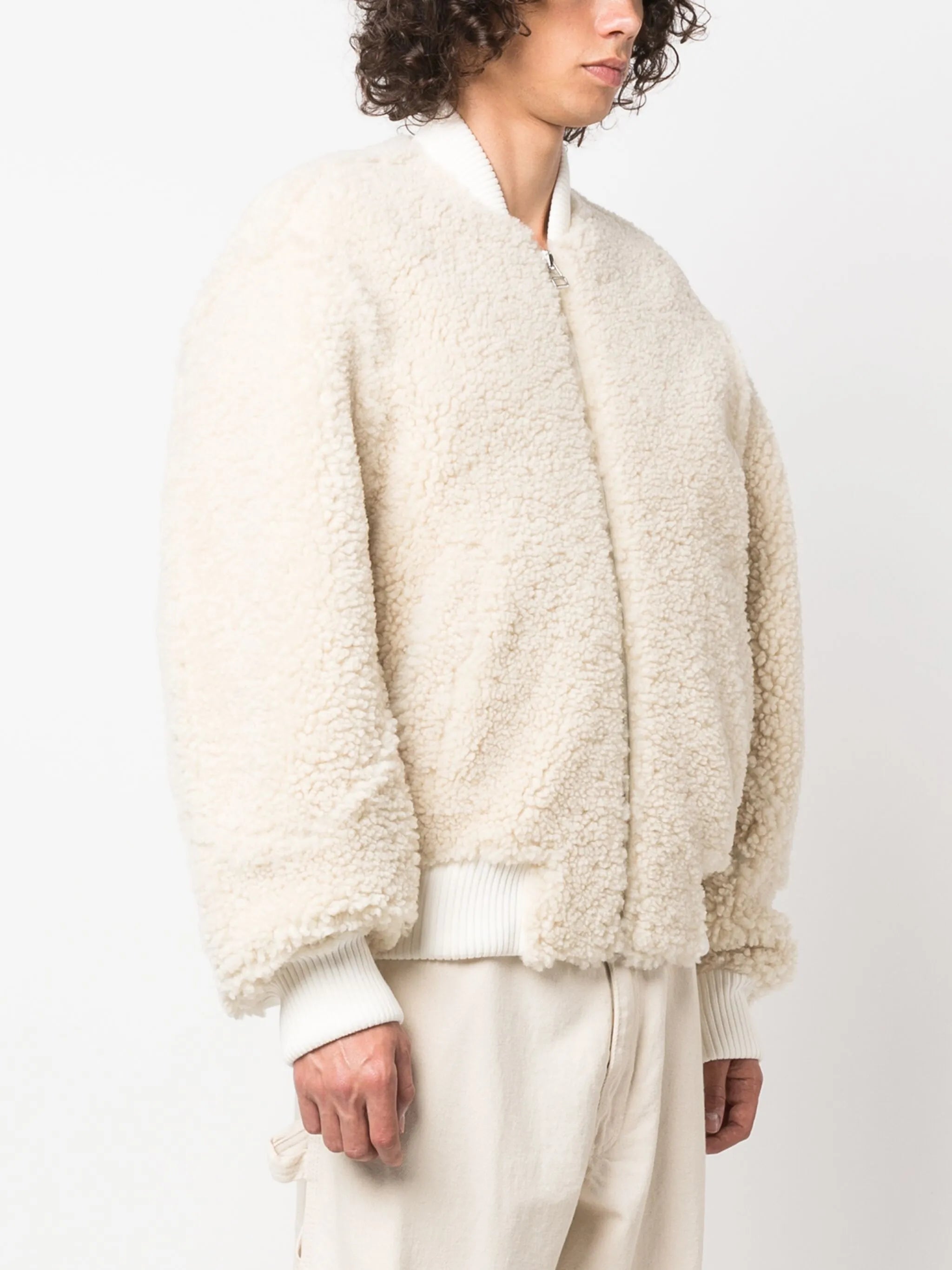 Le Blouson Pilou shearling bomber jacket