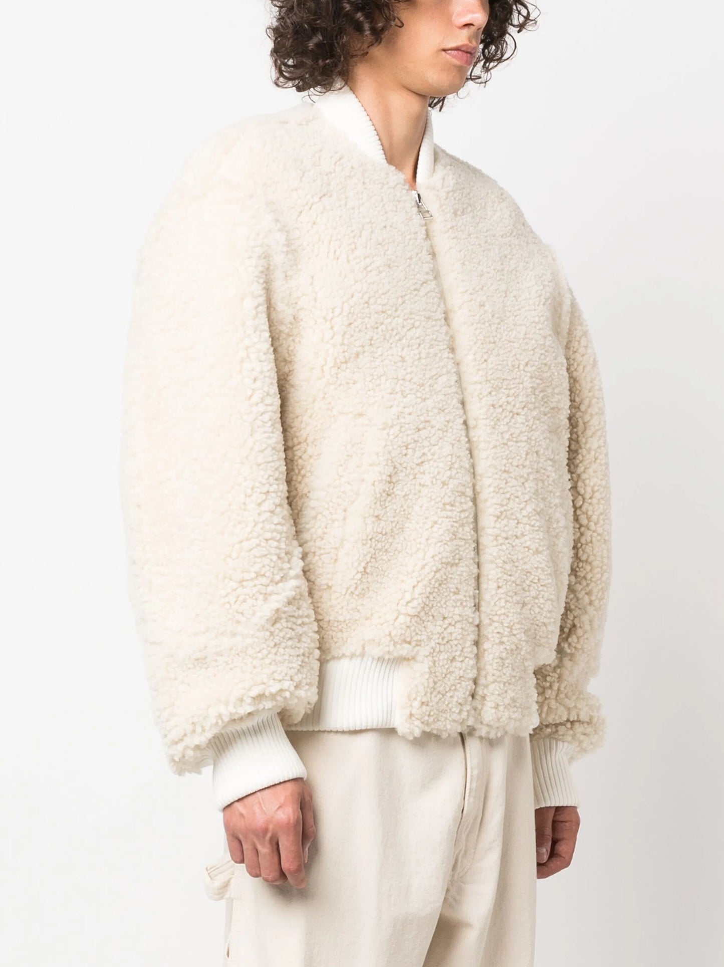 Le Blouson Pilou shearling bomber jacket