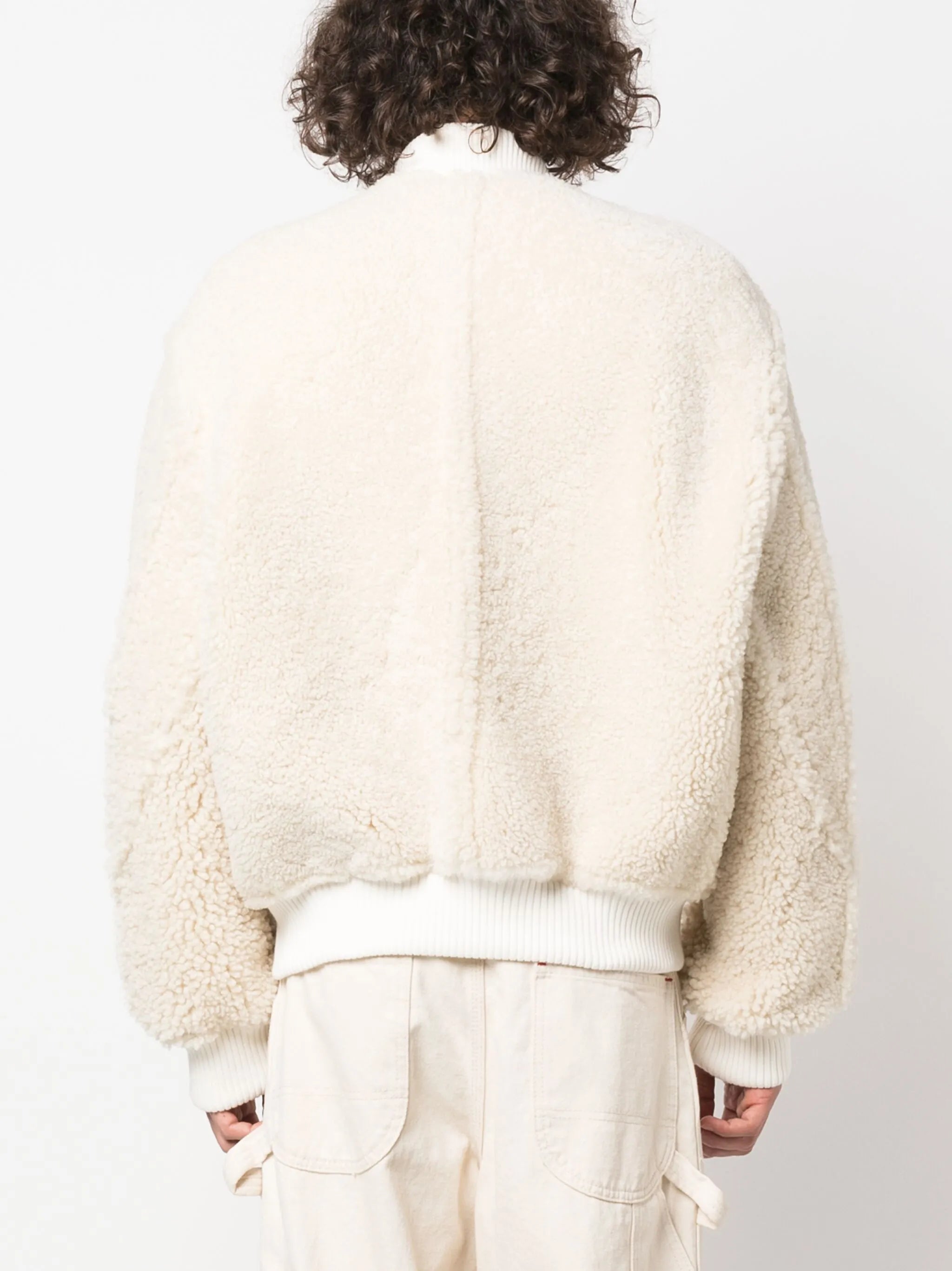 Le Blouson Pilou shearling bomber jacket