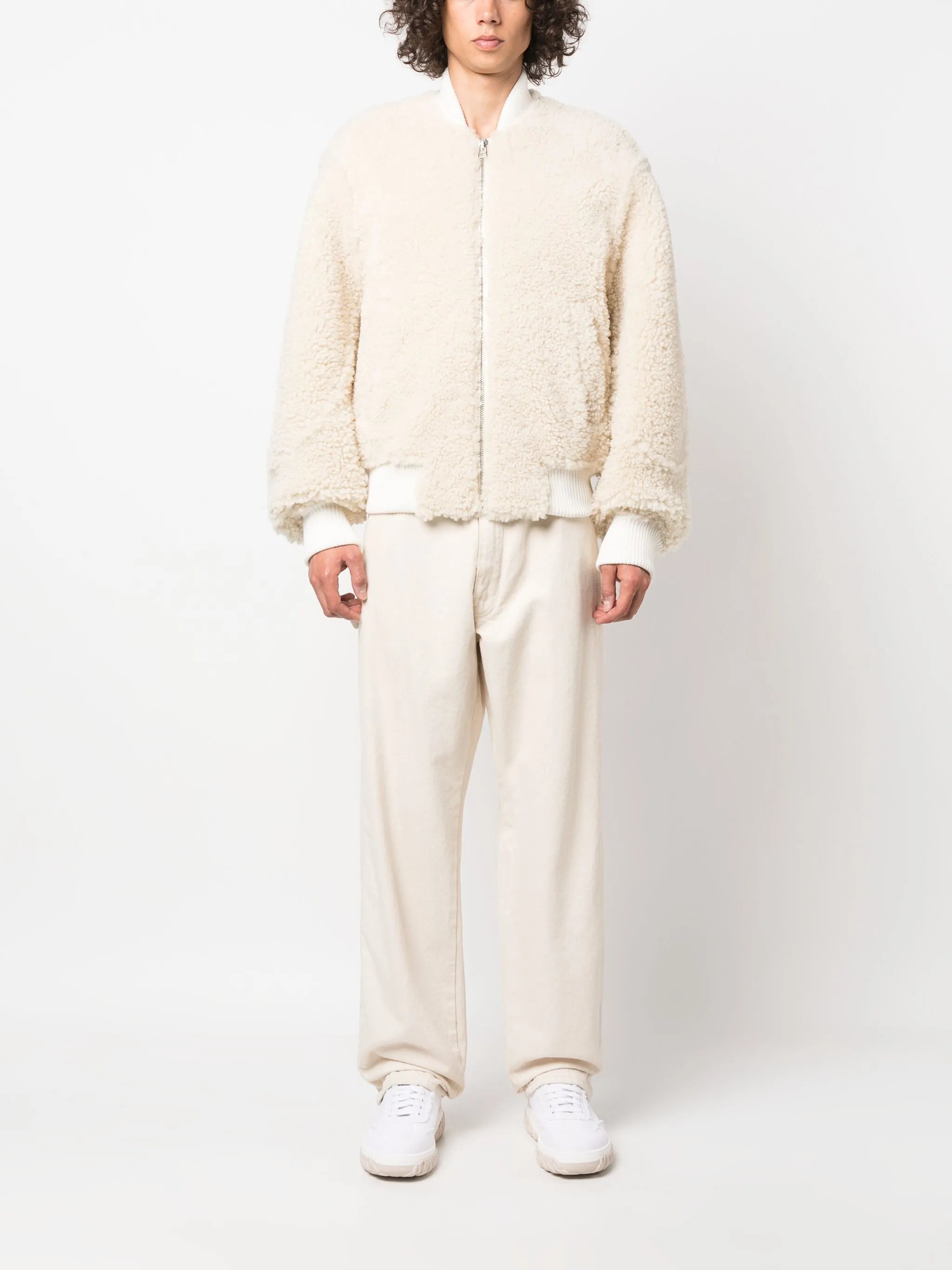 Le Blouson Pilou shearling bomber jacket