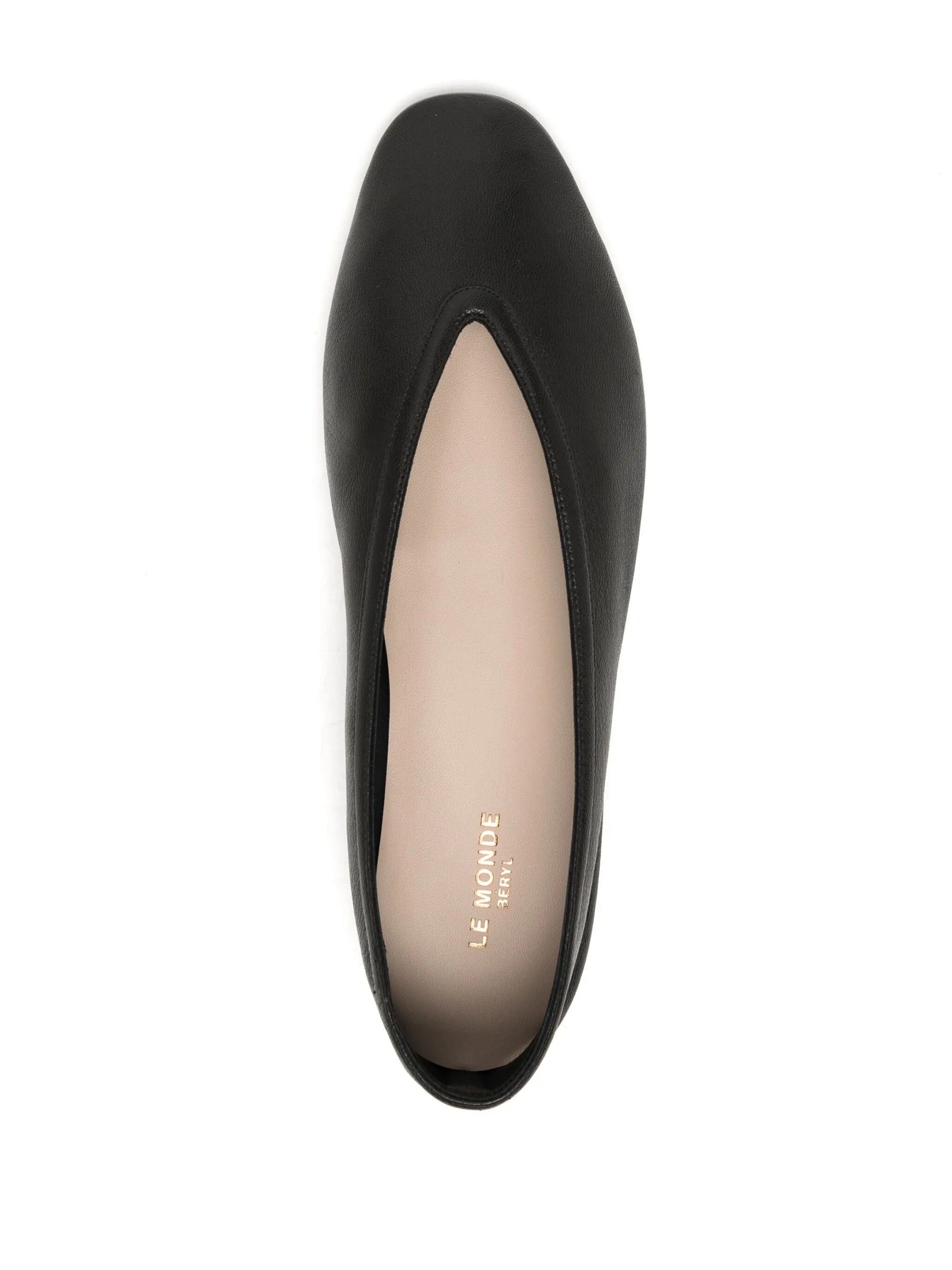 Luna leather ballerina shoes