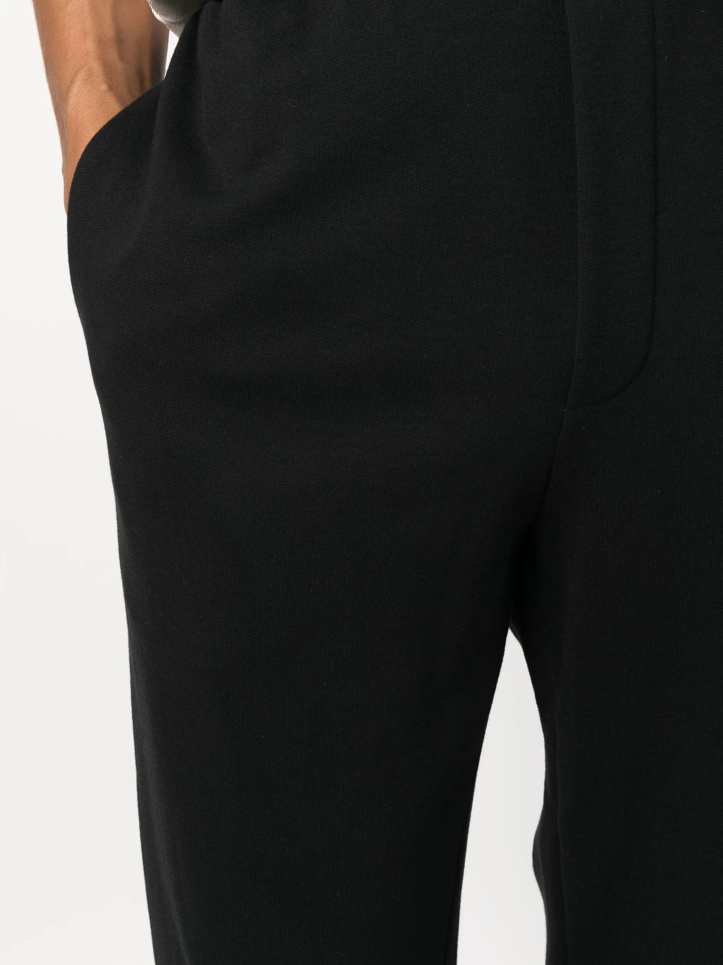 tapered cotton track pants