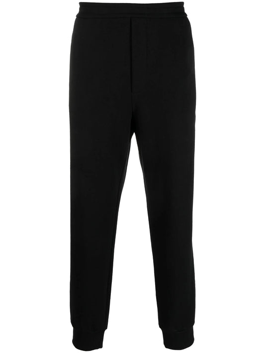 tapered cotton track pants