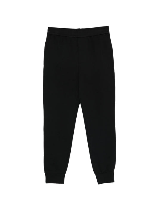 tapered cotton track pants