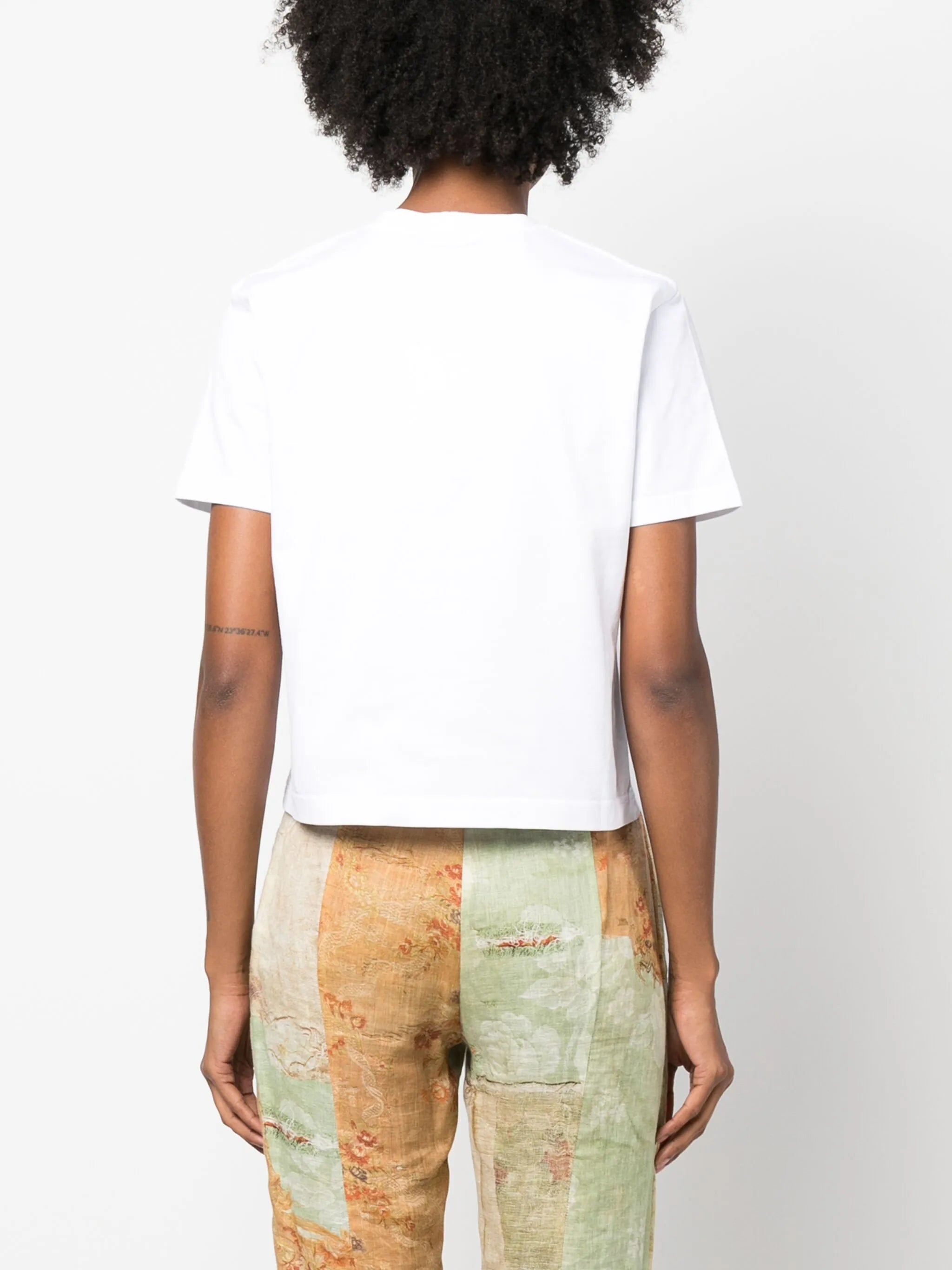 Le T-shirt Noeud logo-appliqué top