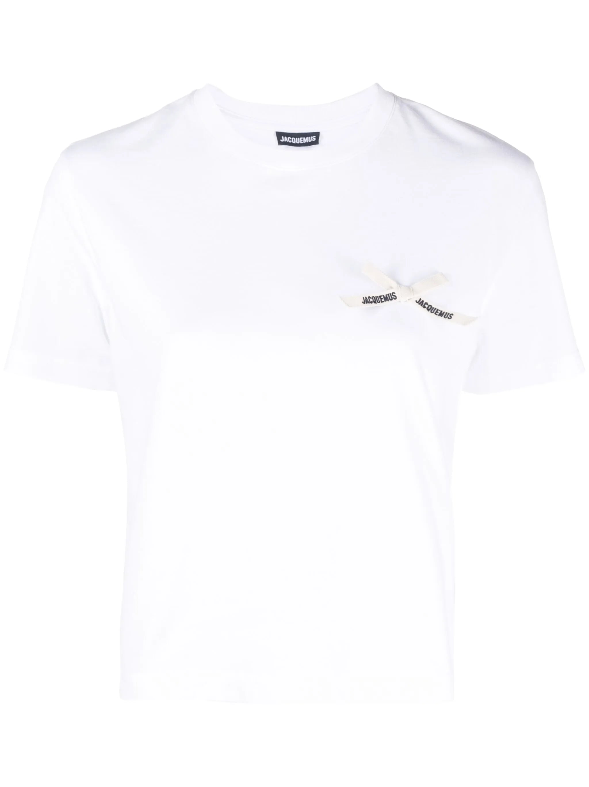 Le T-shirt Noeud logo-appliqué top