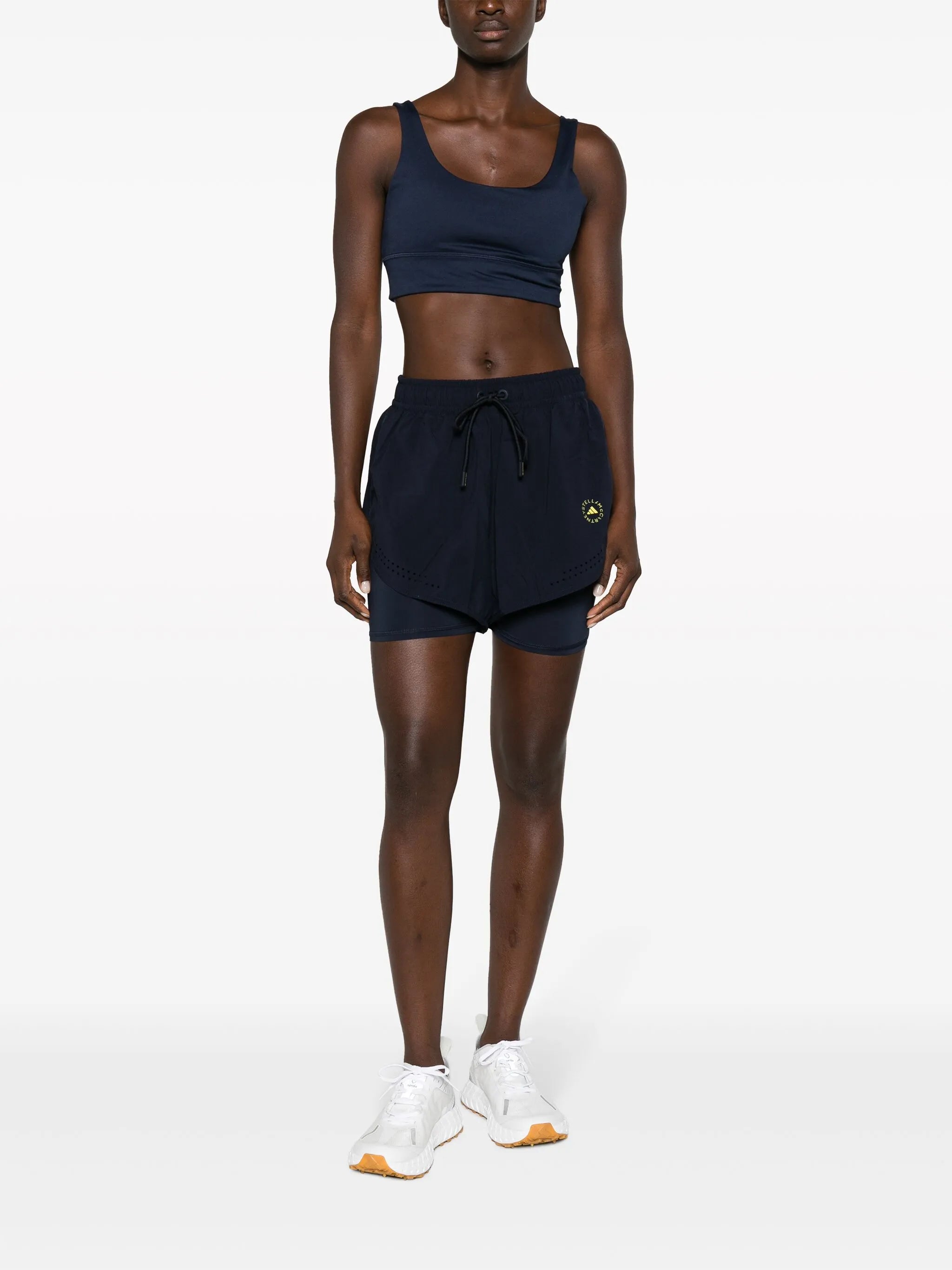 TruePurpose layered running shorts