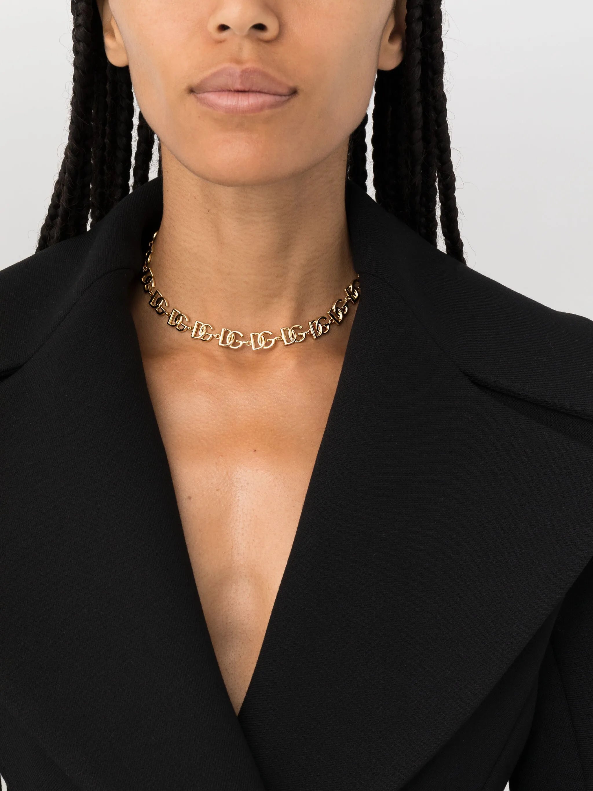 DG-logo chain necklace