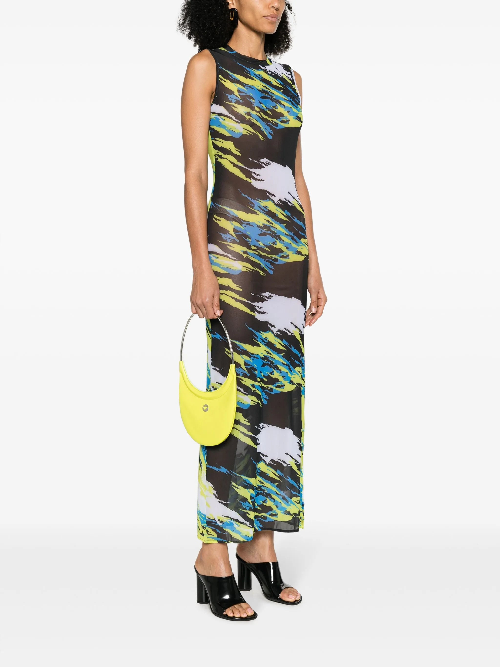 Ring Swipe logo-plaque leather shoulder bag