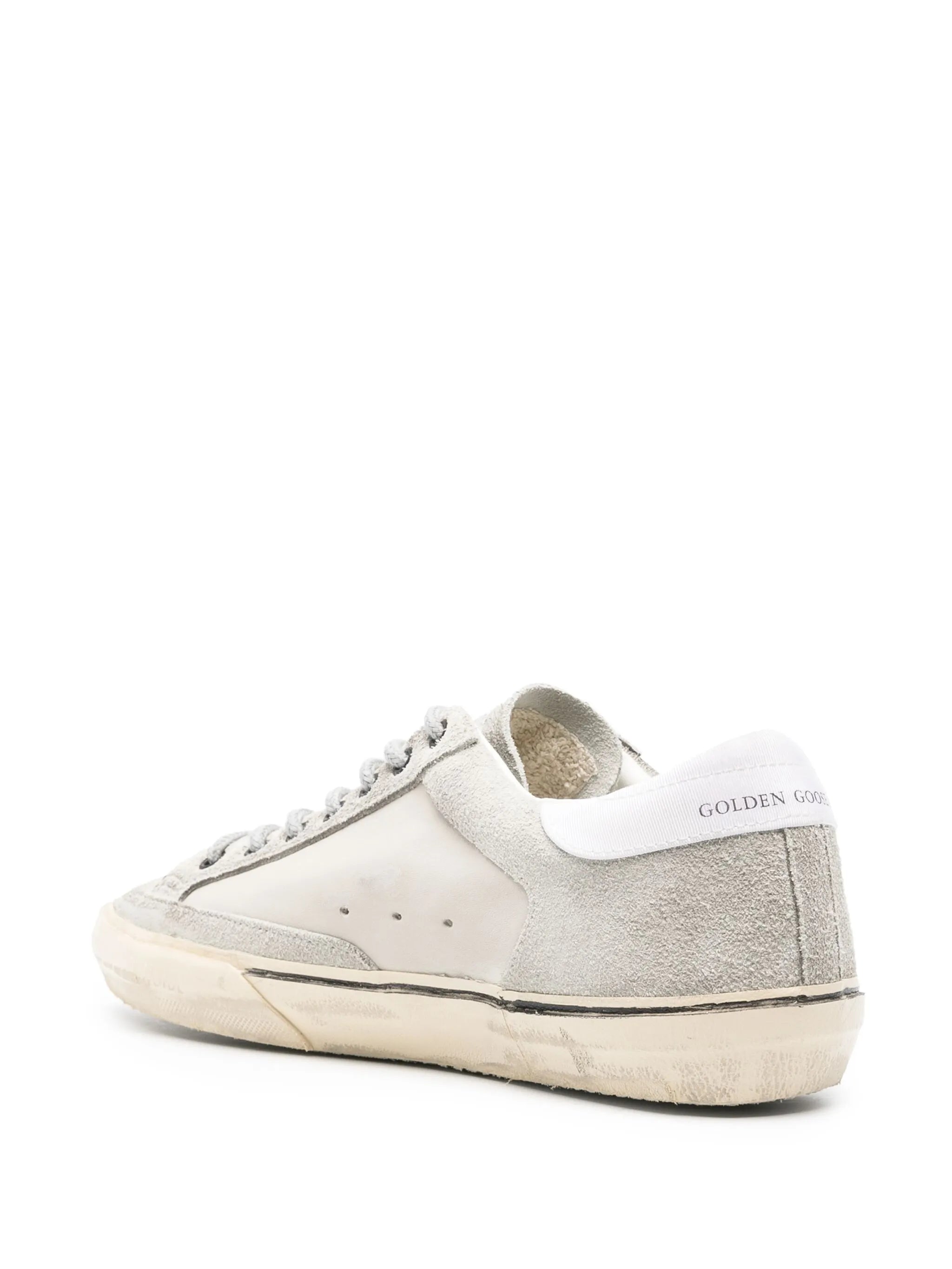 Super-Star distressed leather sneakers