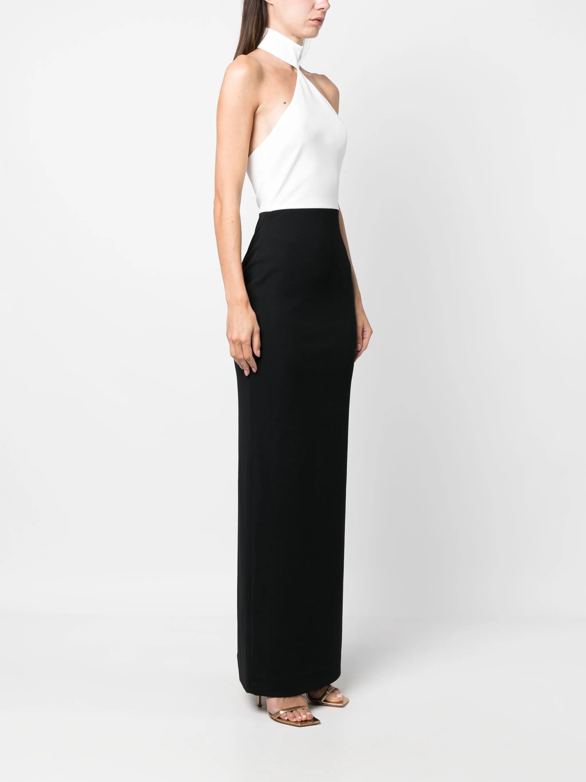 Blanca halterneck maxi dress