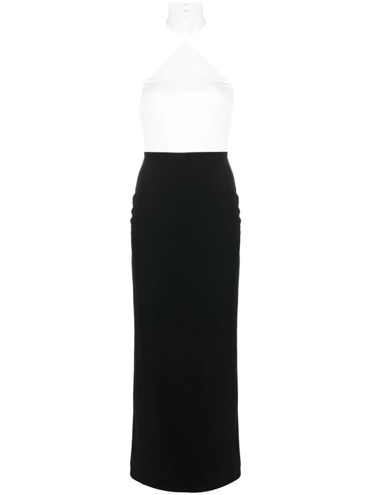 Blanca halterneck maxi dress