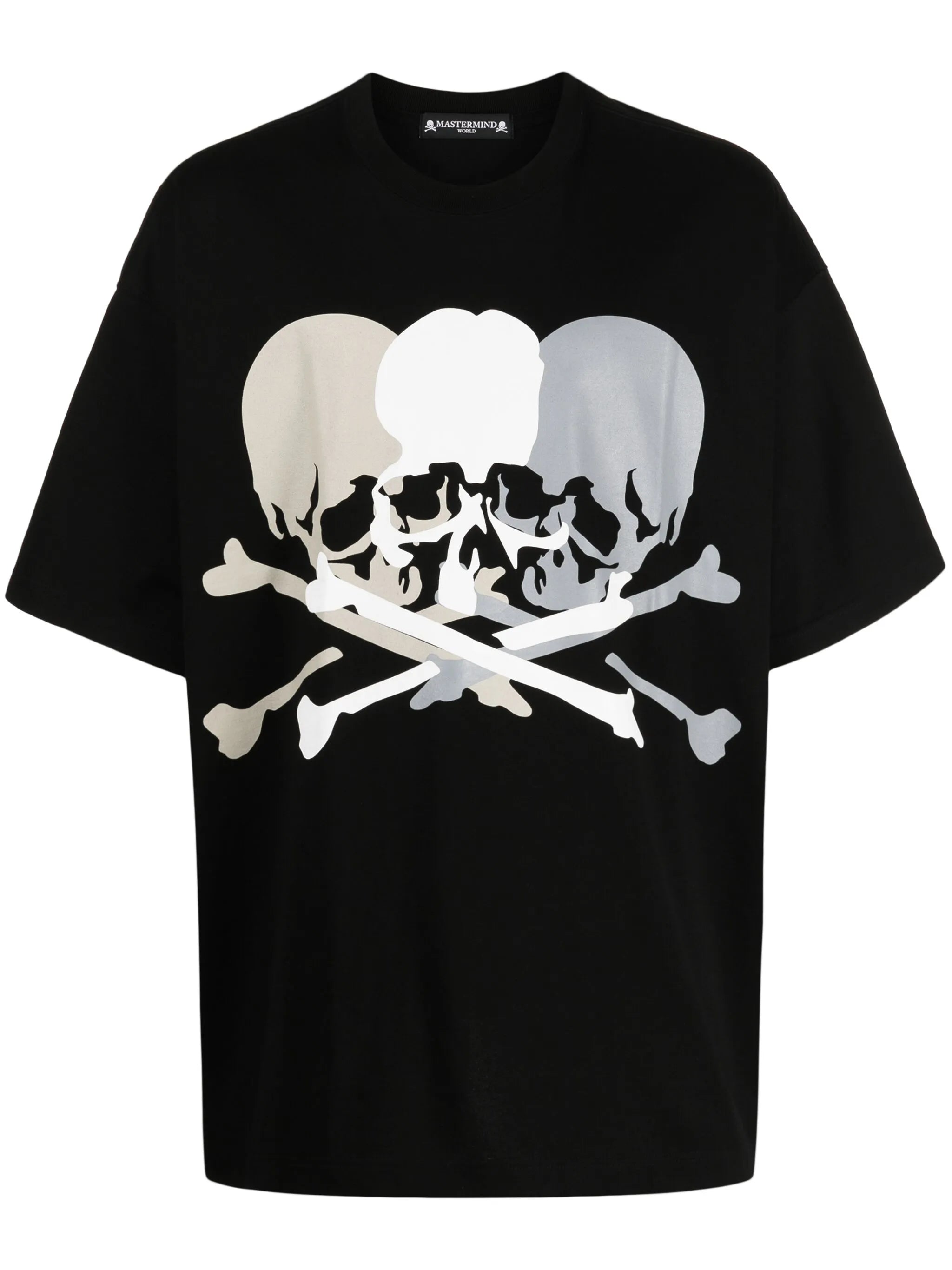skull-print cotton T-shirt