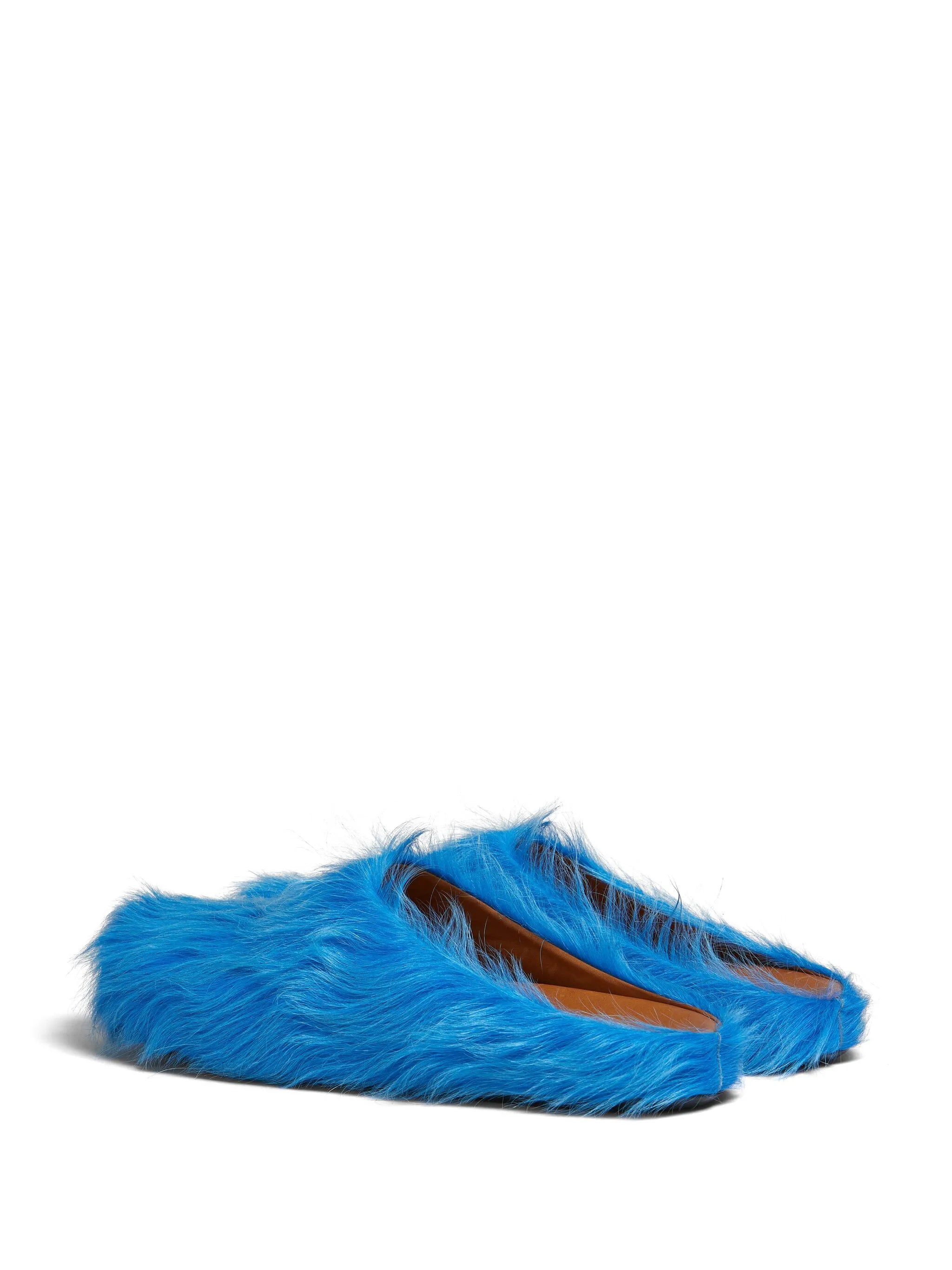Fussbet Sabot calf-hair slippers