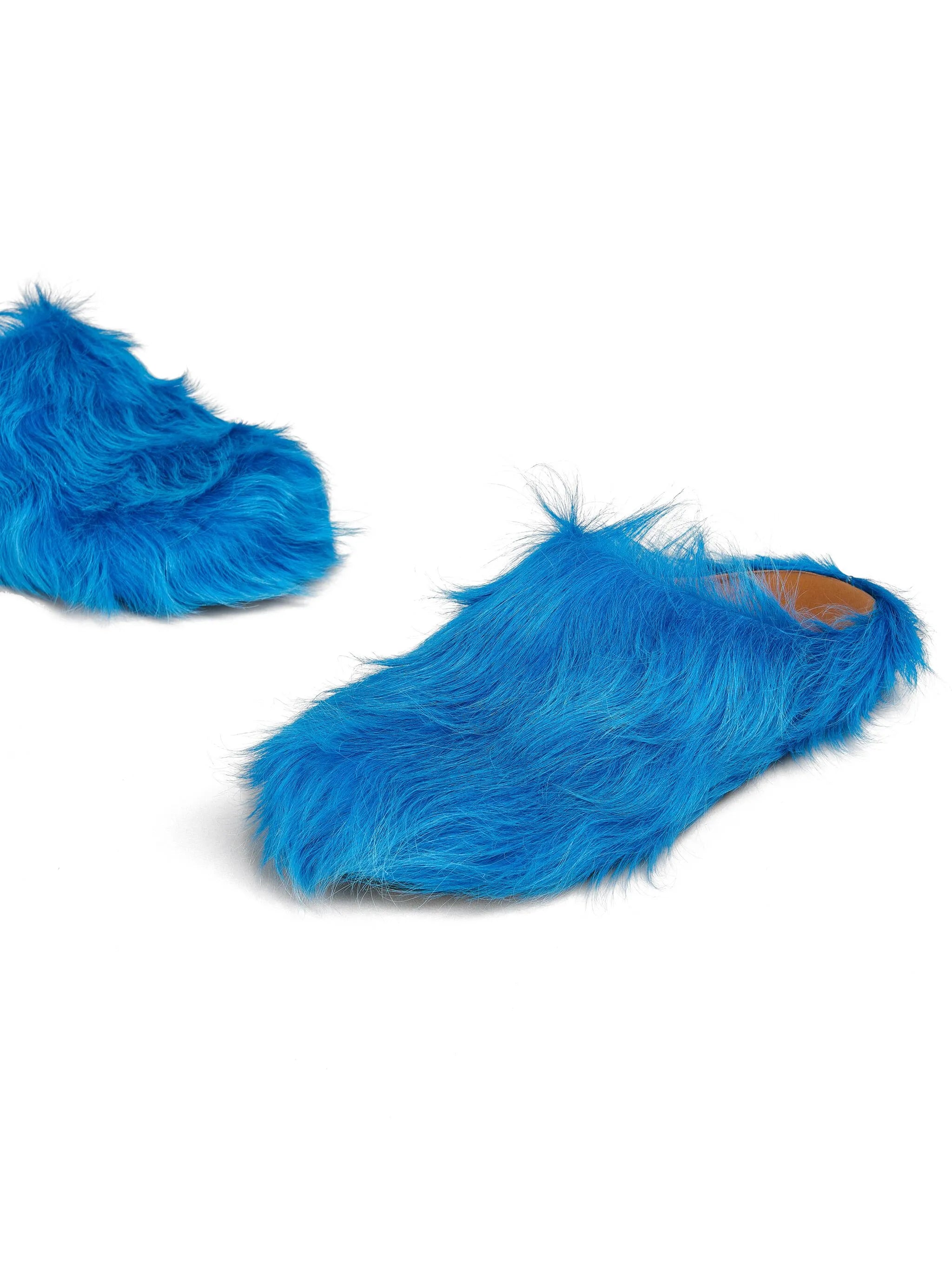 Fussbet Sabot calf-hair slippers