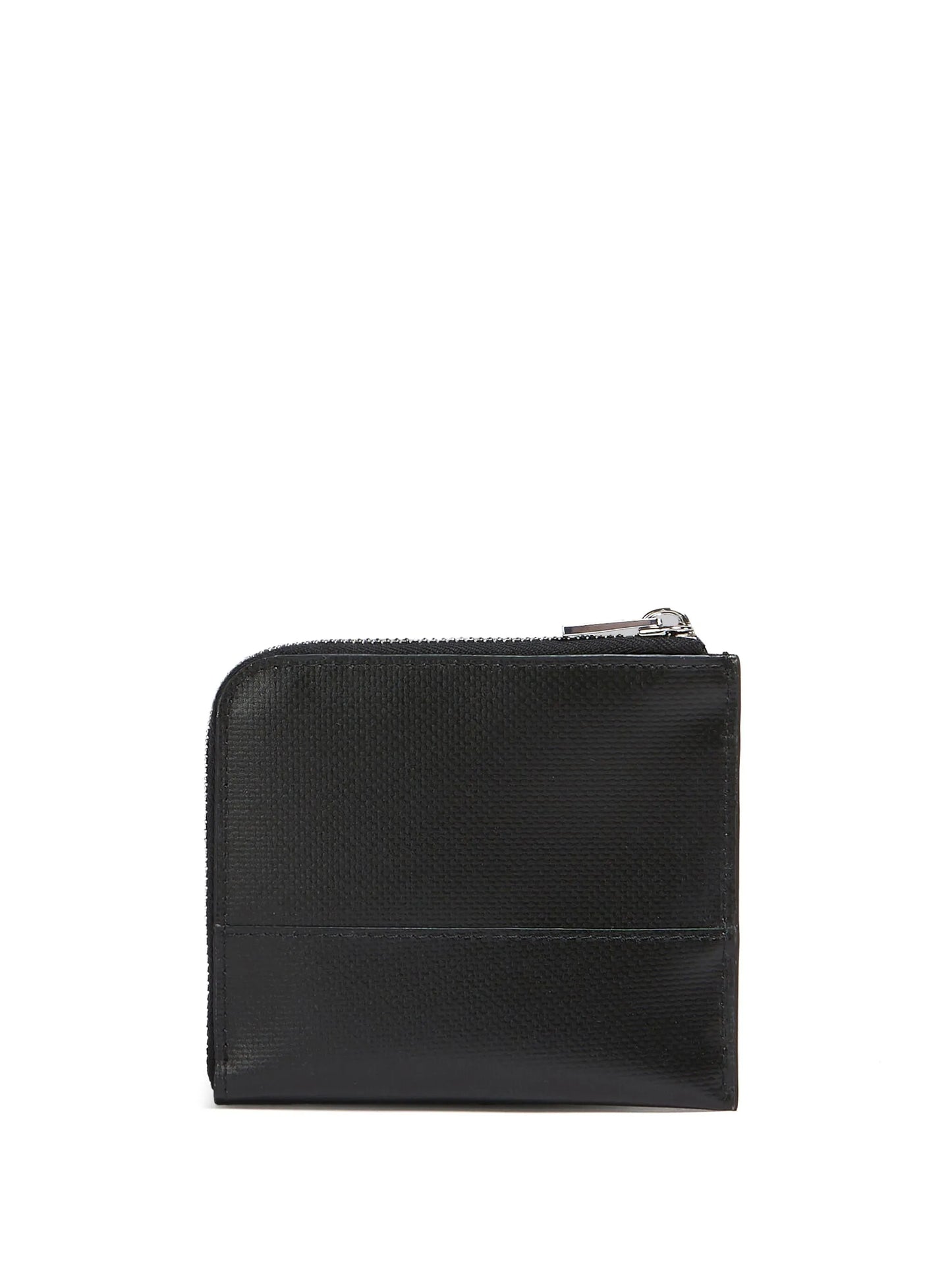 logo-print zip-around wallet