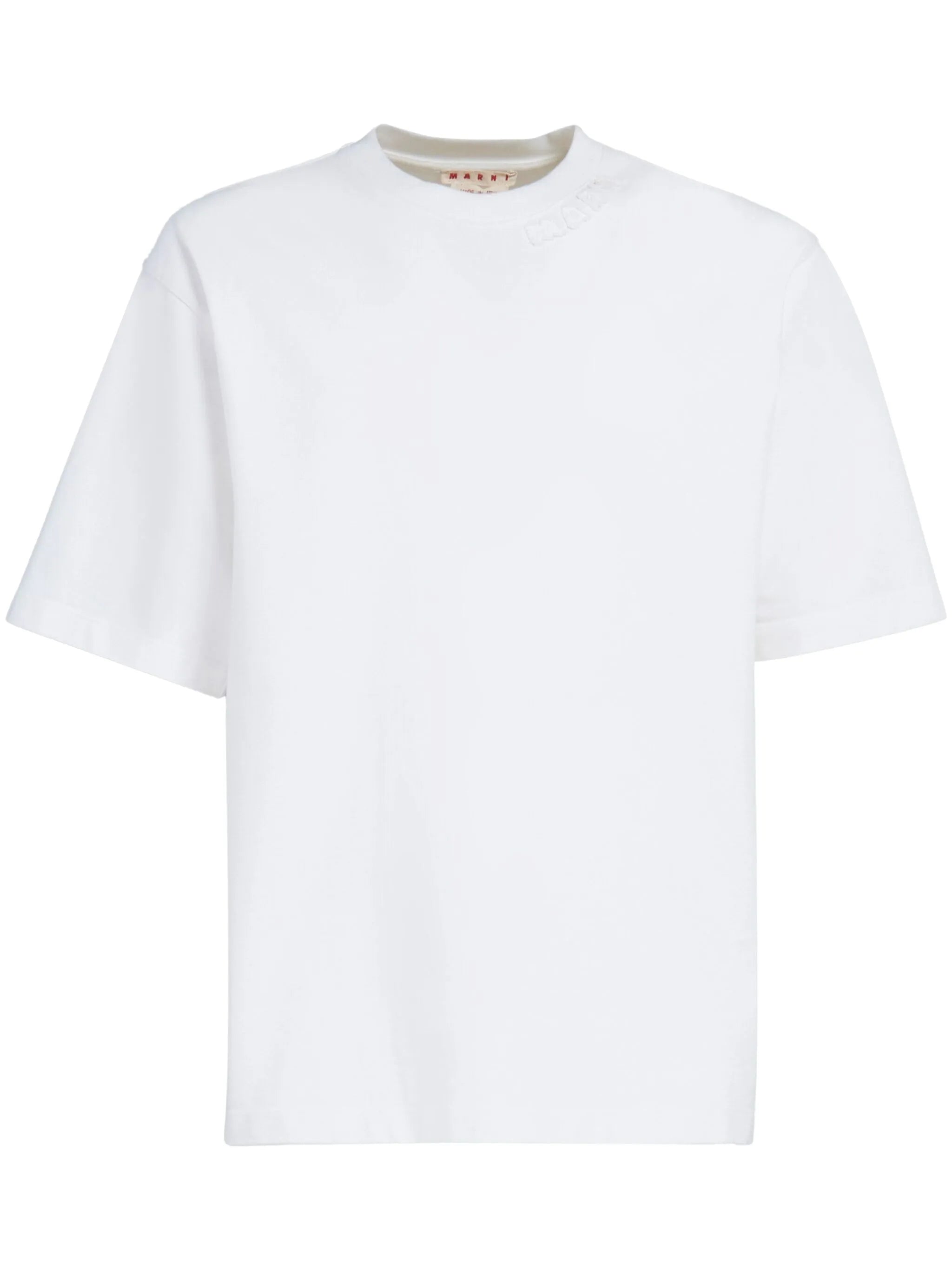 logo-patch cotton T-shirt