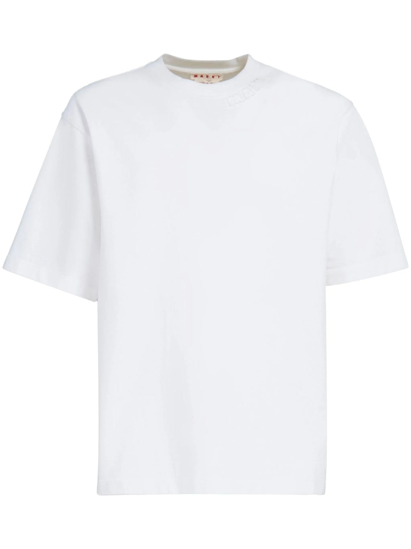 logo-patch cotton T-shirt