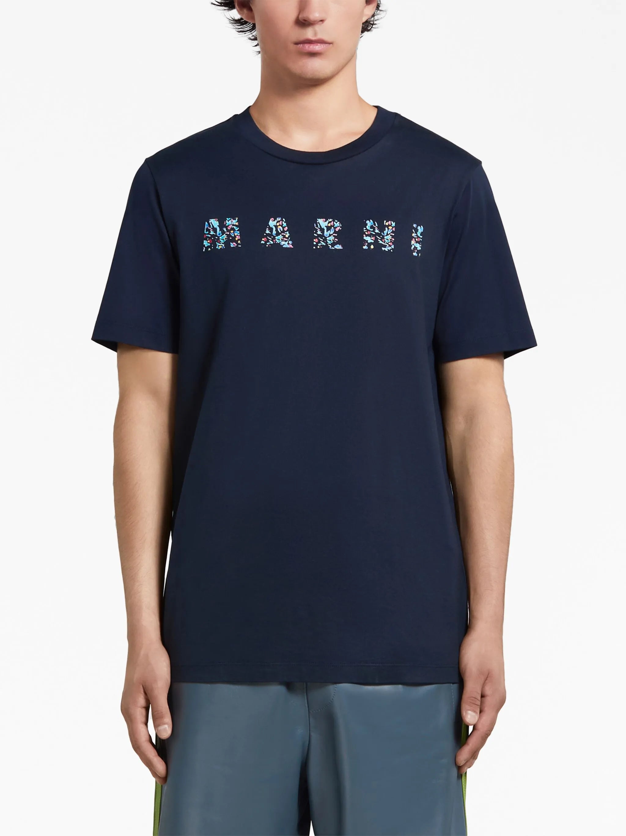 logo-print cotton T-shirt