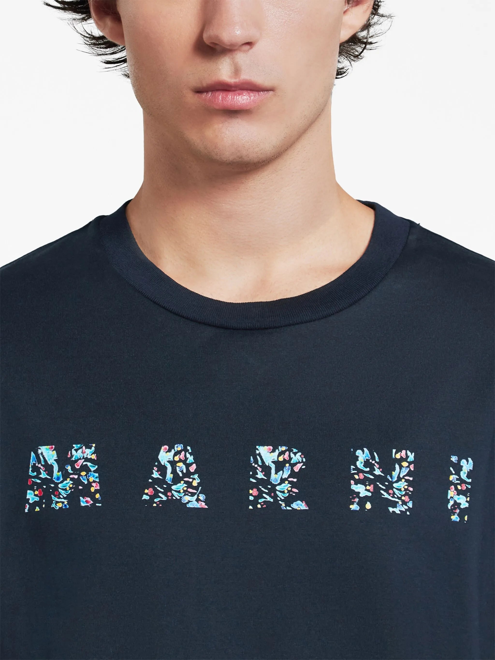 logo-print cotton T-shirt